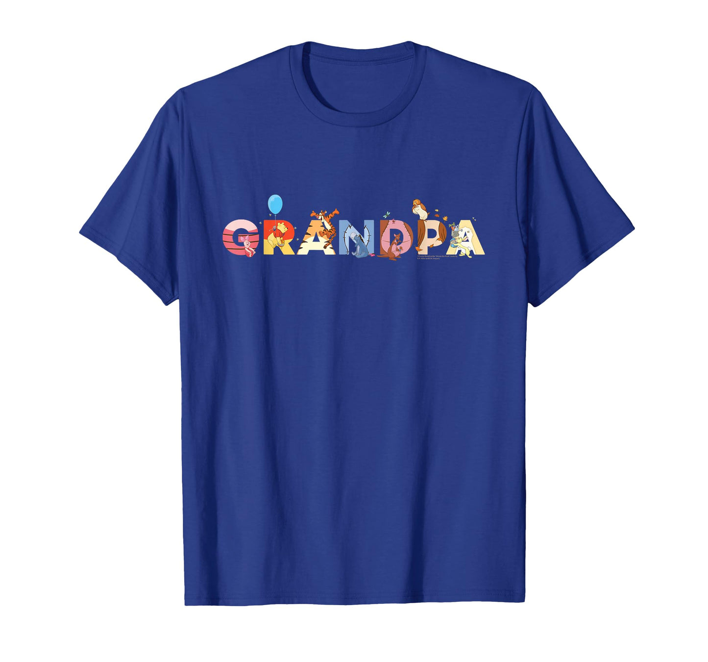Disney Winnie the Pooh & Friends Grandpa Gift Family Trip T-Shirt