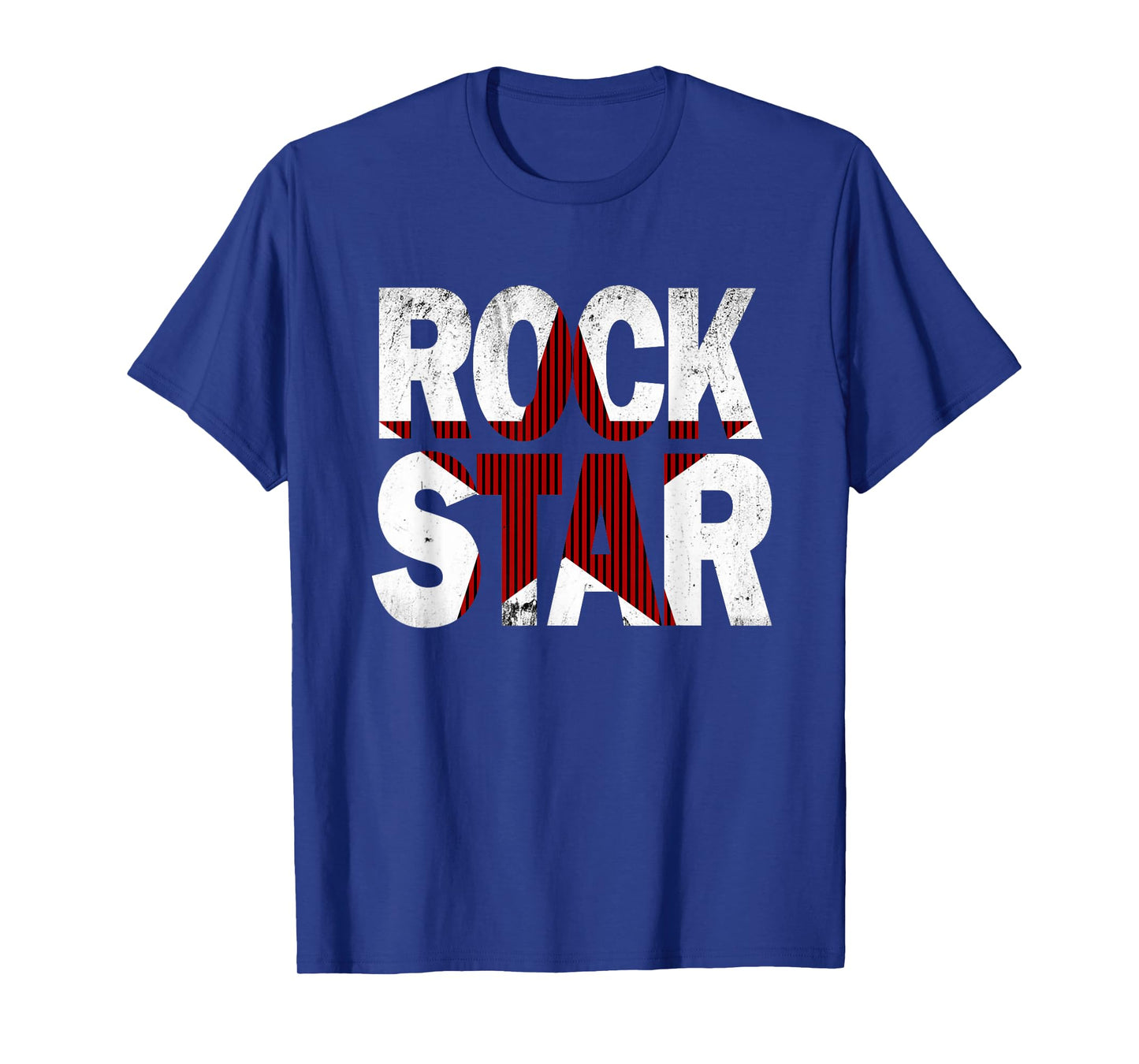 Maroon Burgundy Rock-Star Red Maroon Graphic T-Shirt