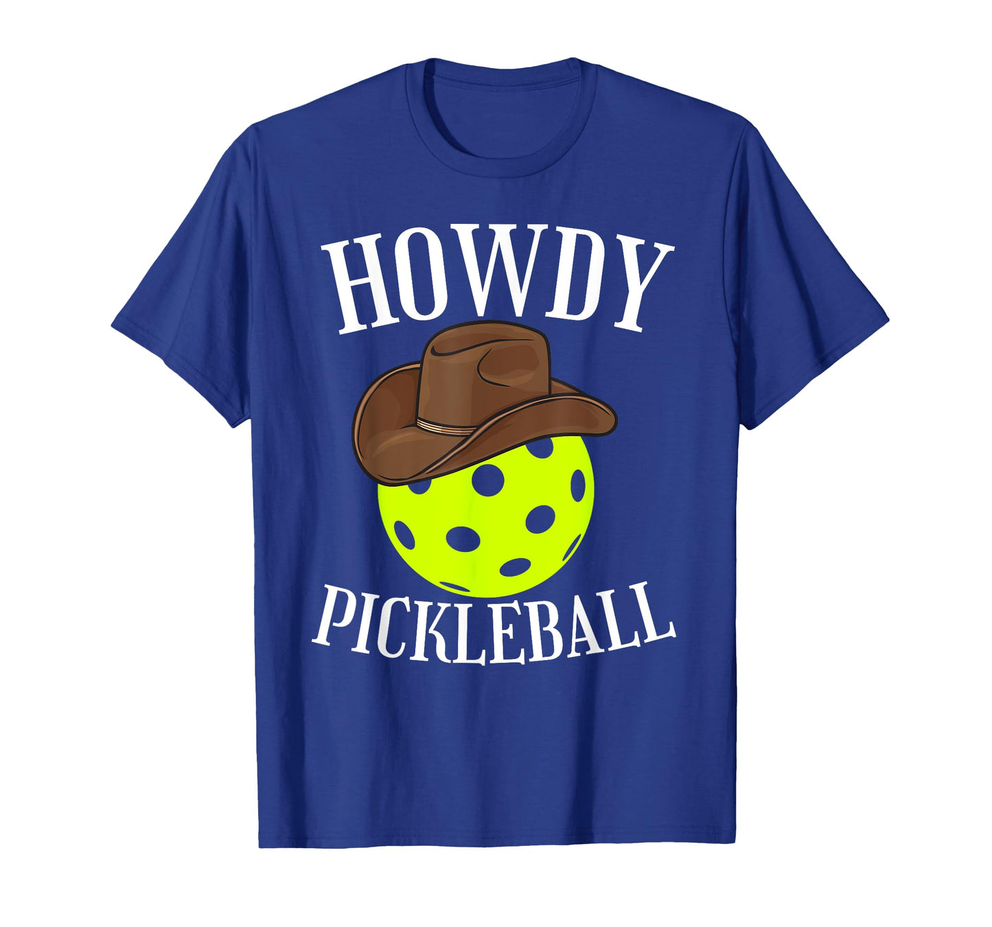 Howdy Pickleball Cowboy Cowgirl Western Pickleball Lover T-Shirt