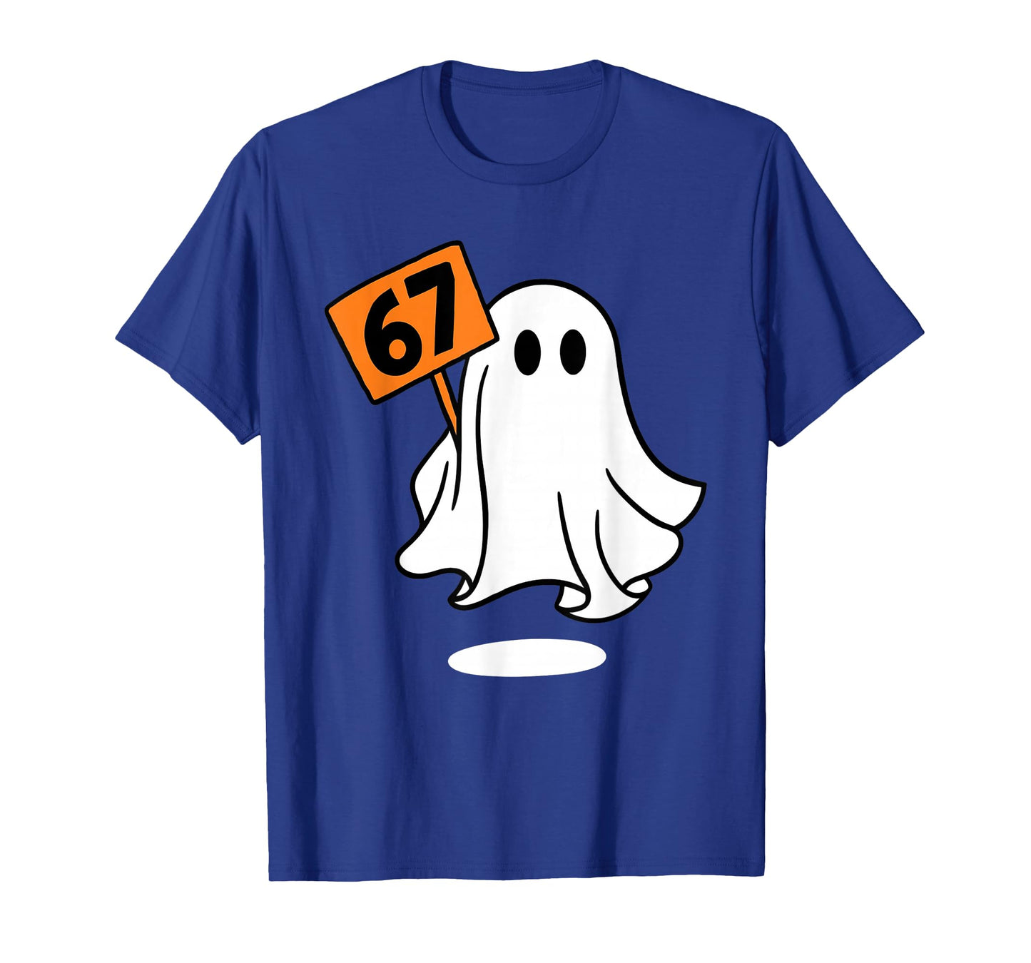 67 Meme Humor 6-7 Funny SixSeven Ghost Halloween T-Shirt
