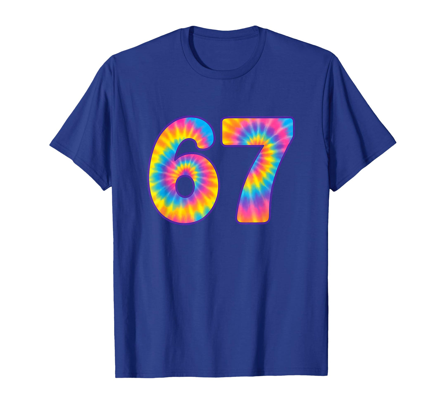 67 Meme Tie Dye Retro Six Seven T-Shirt