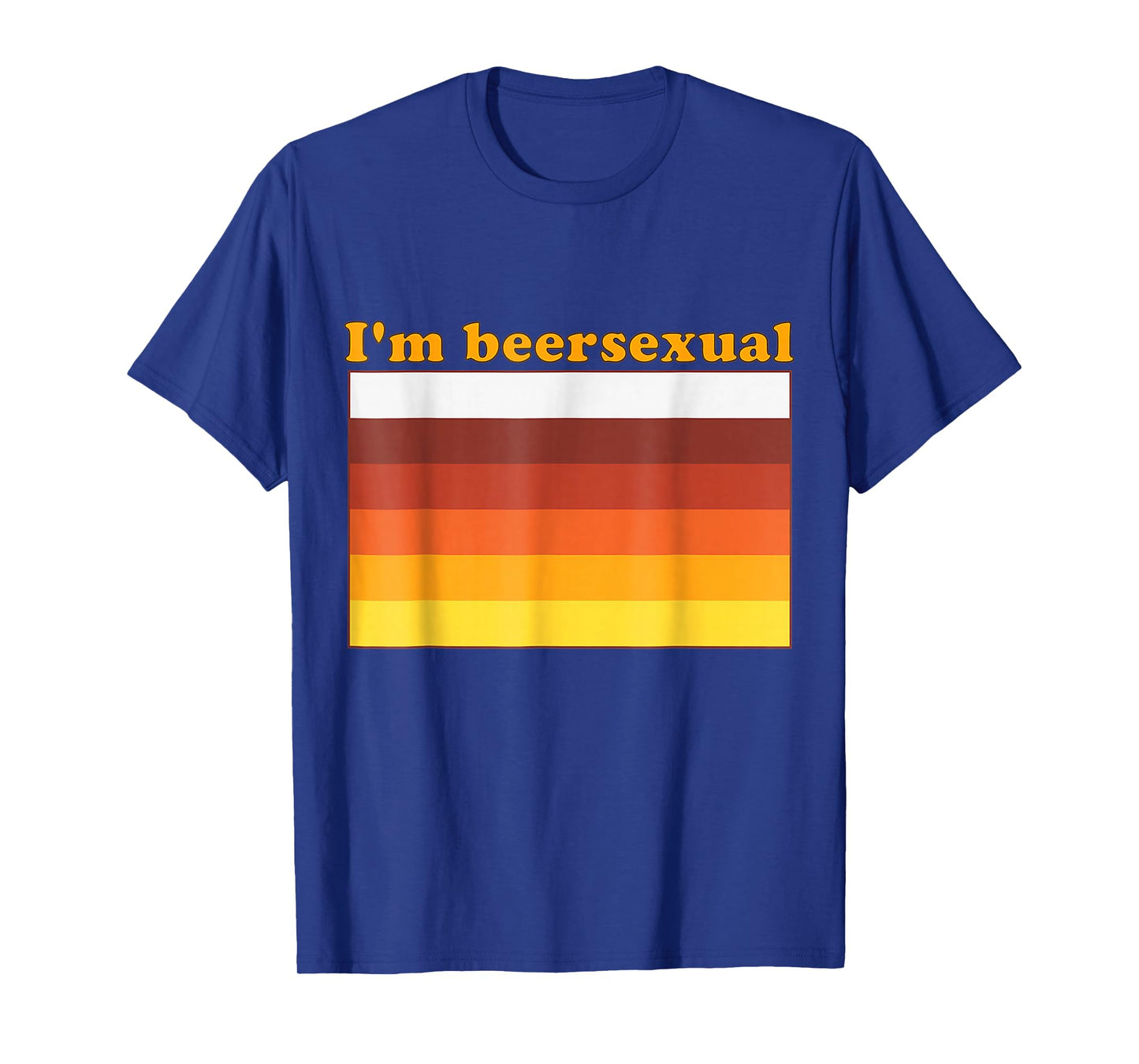 I'm Beersexual Beer Drinking LGBTQ Pride Design T-Shirt