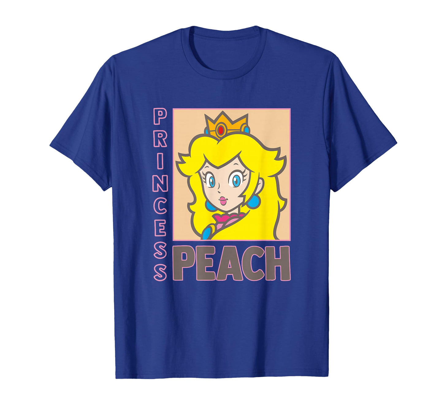 Super Mario Bros Princess Peach Over Shoulder Portrait T-Shirt