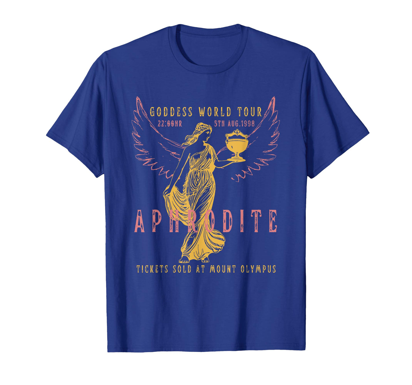Aphrodite Goddess World Tour Distressed Band Dark Academia T-Shirt