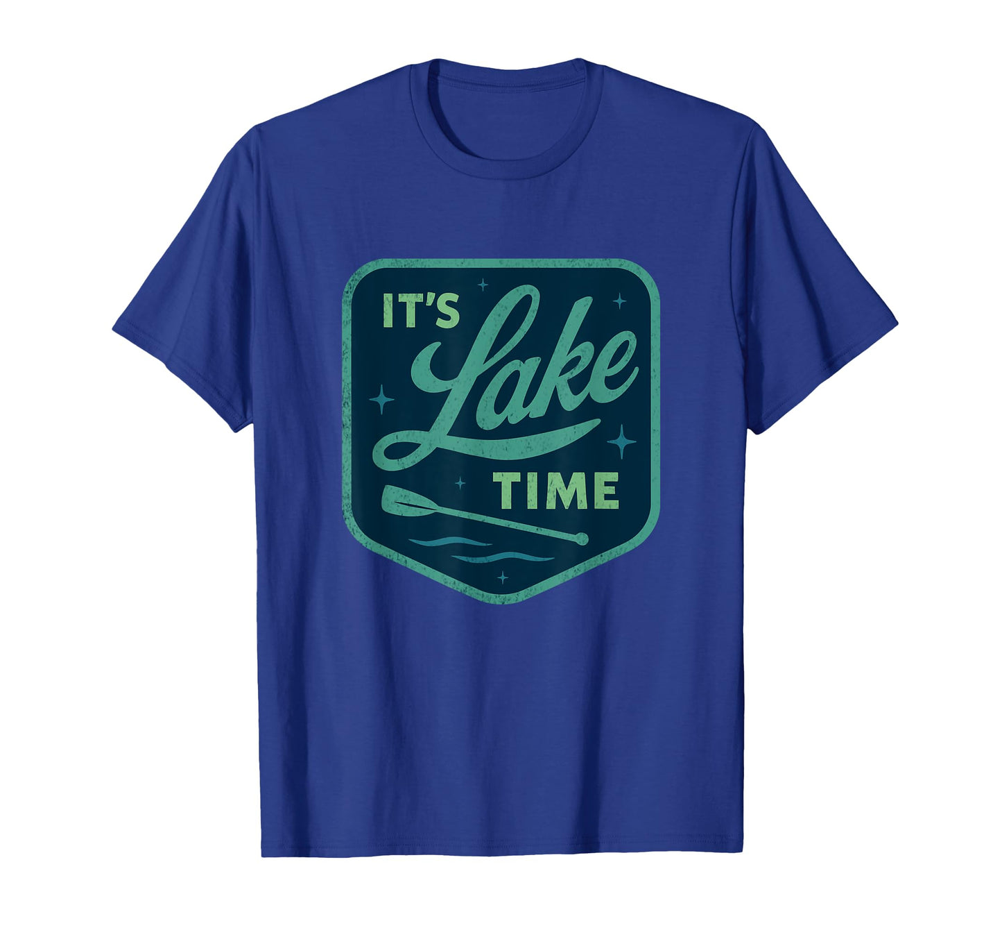 It's Lake Time Summer Art For Men Women Boating Lake Life T-Shirt