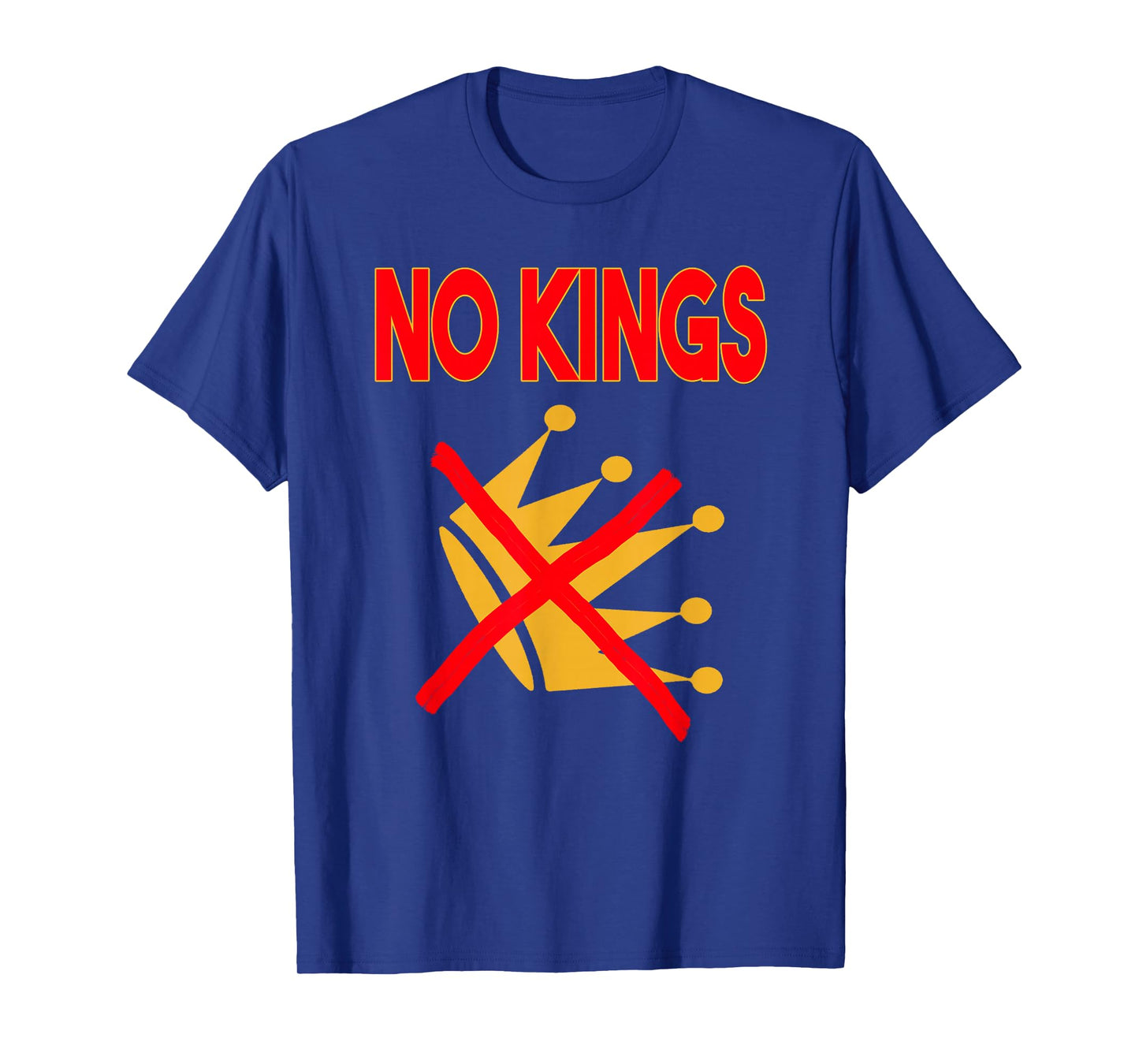 No Kings Patriotic Men Women Liberty No Kings in America T-Shirt