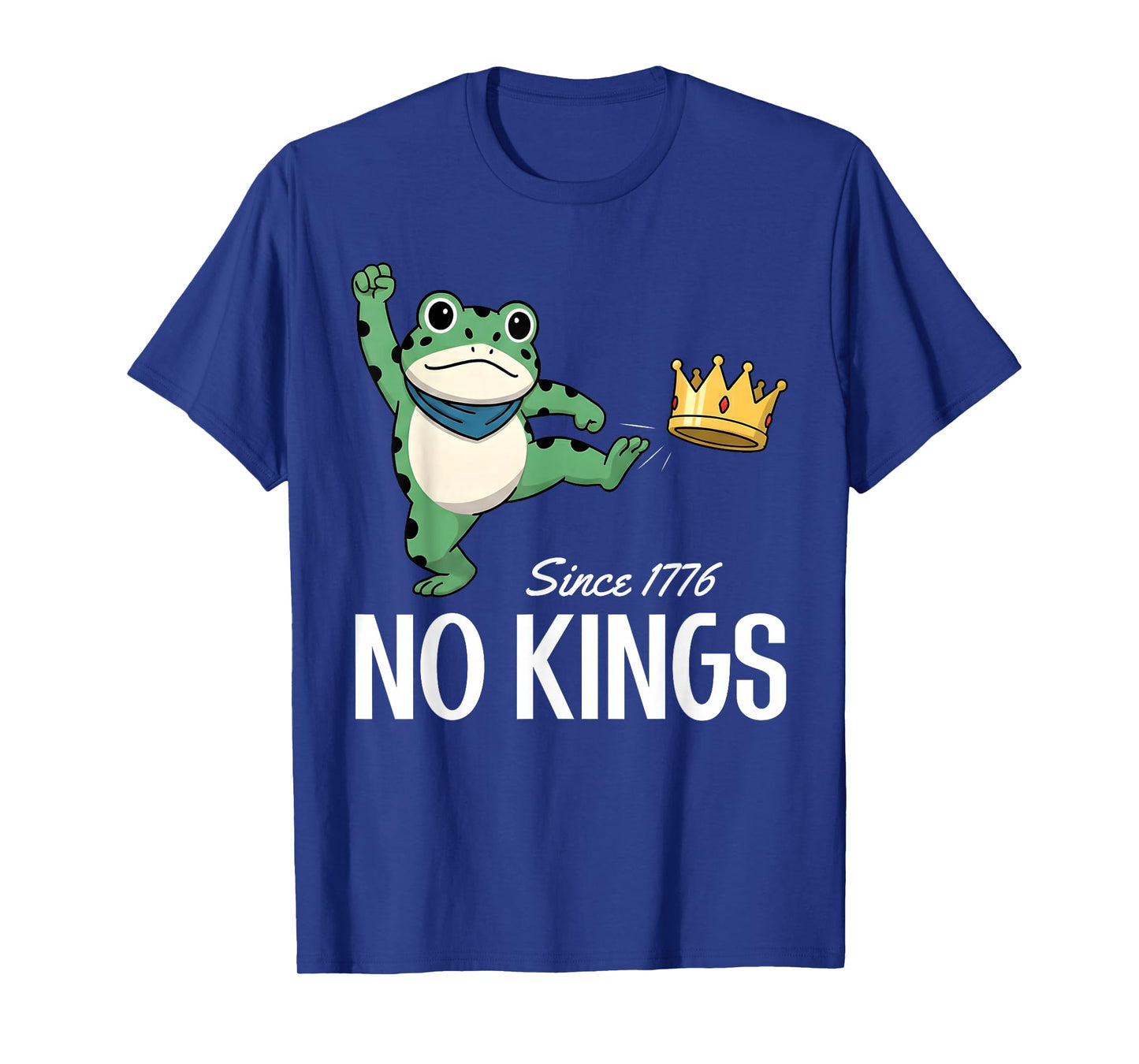 NO Kings Portland Frog Protest Slogan - Resist Statement USA T-Shirt