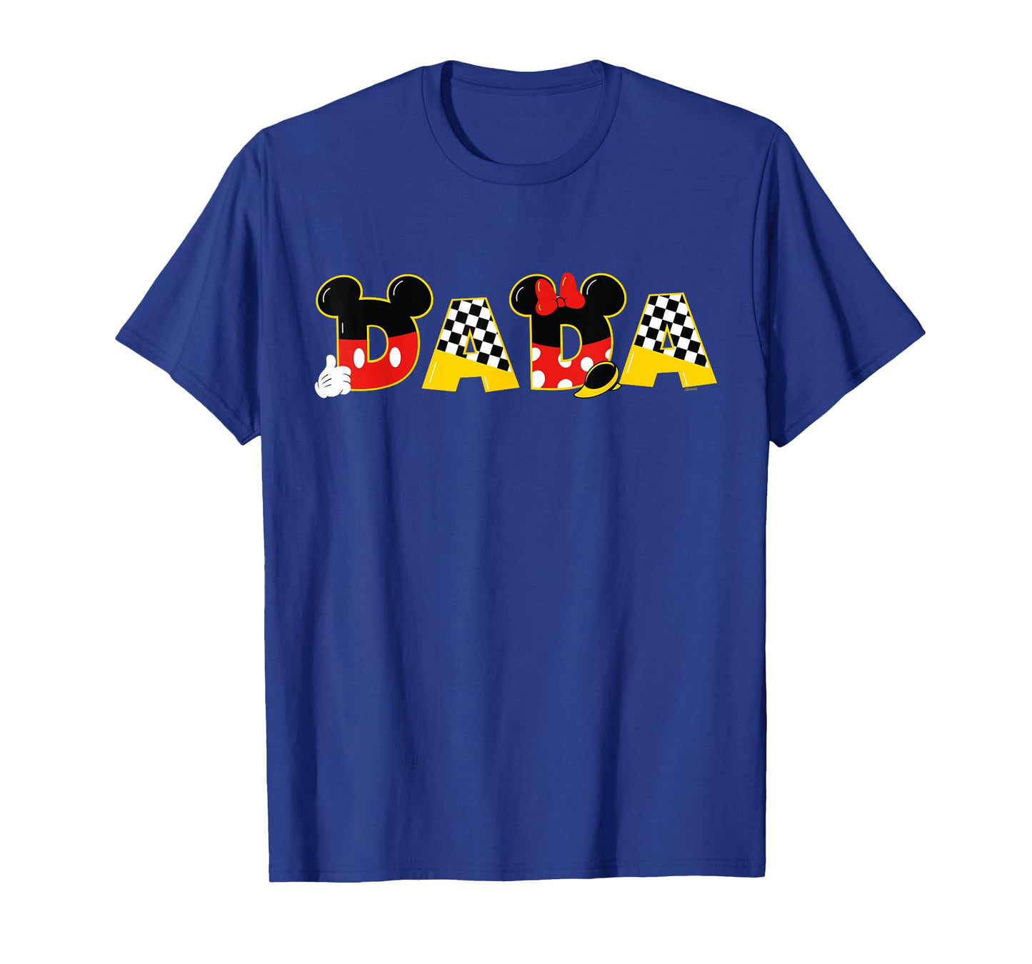 Disney Mickey Minnie Dada Father's Day Birthday Family Trip T-Shirt