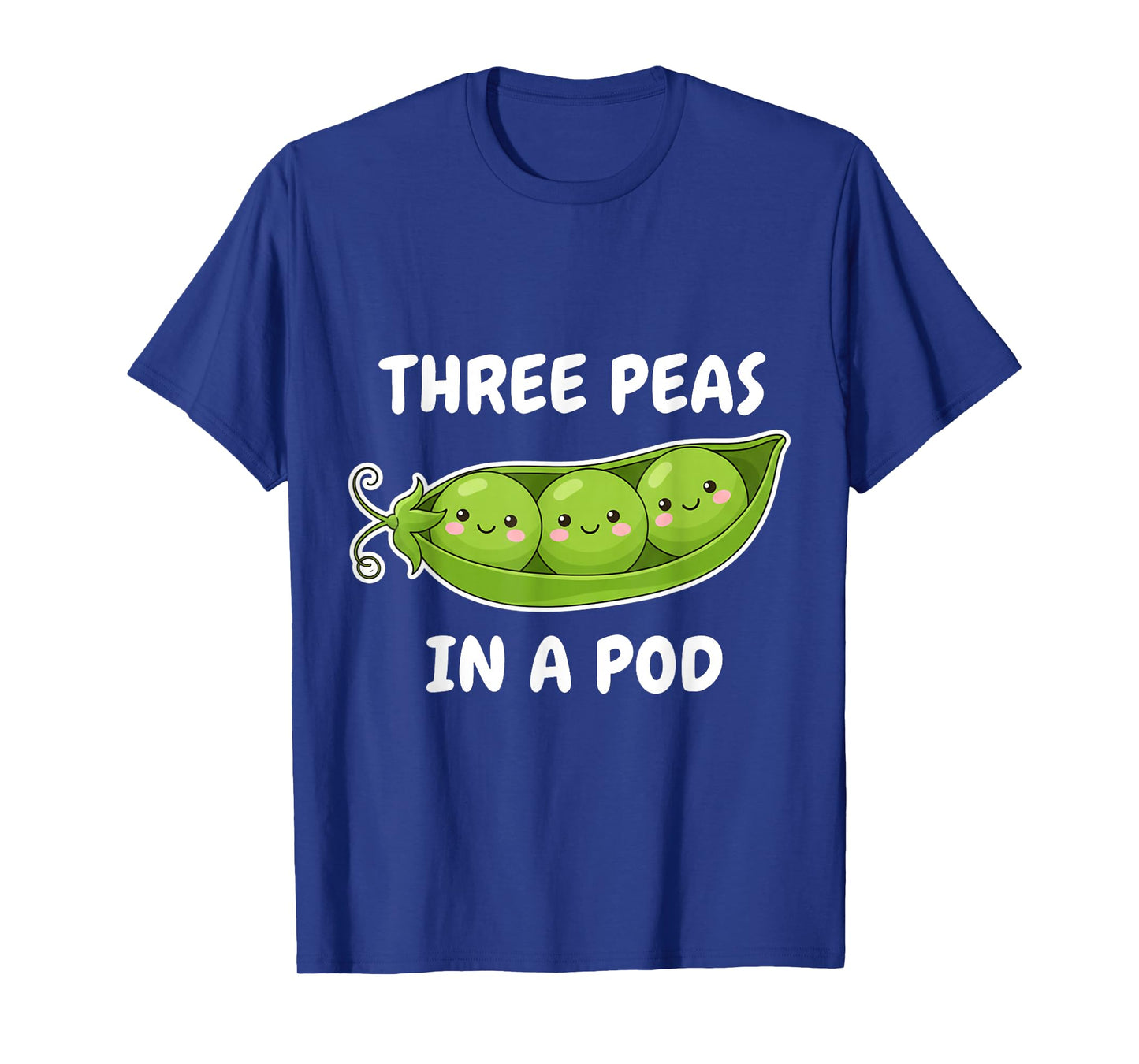 Three Peas in a Pod Cute Kawaii Funny T-Shirt