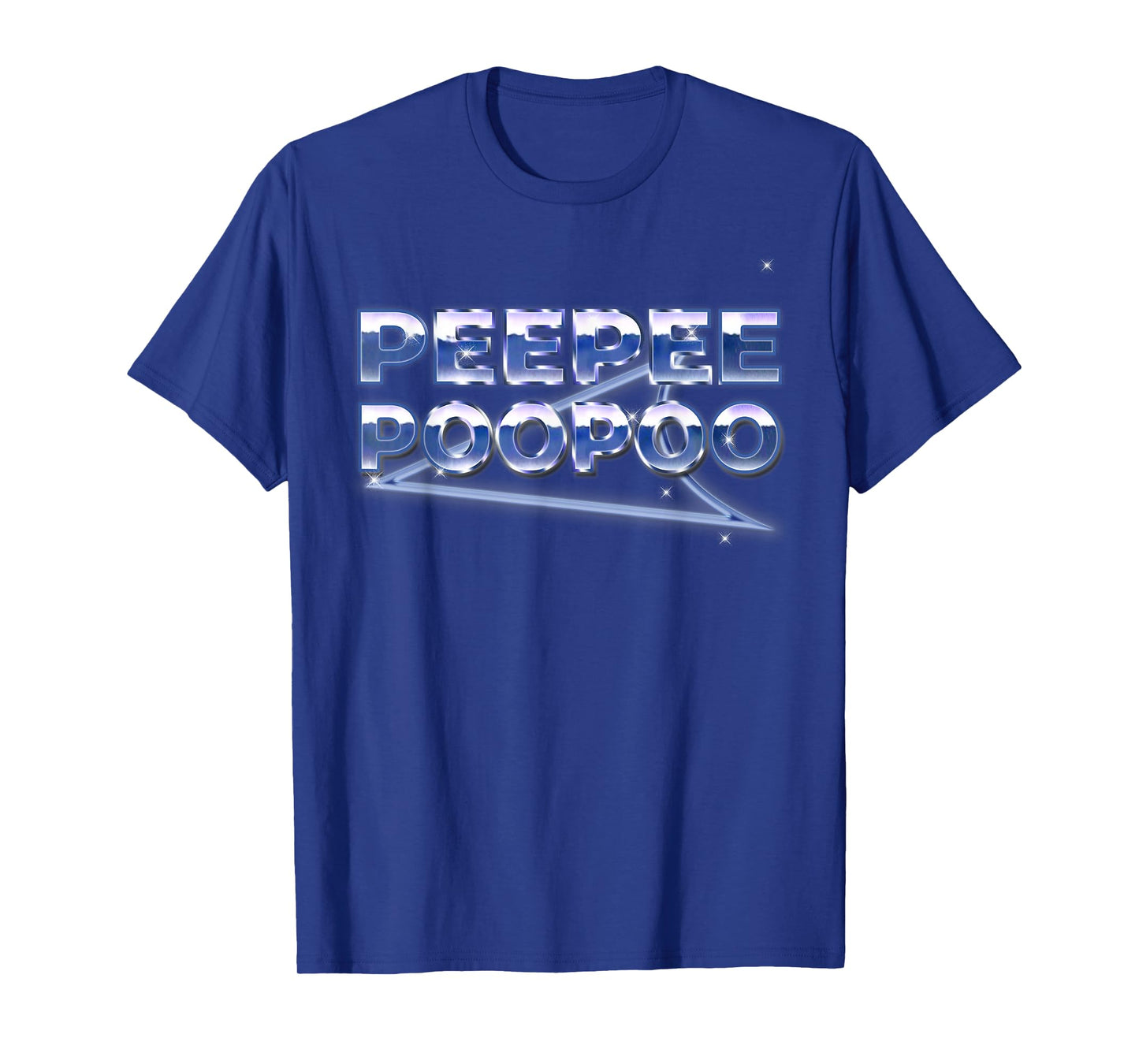 Peepee Poopoo Funny Retro Vaporwave Gaming Viral Text Humor T-Shirt