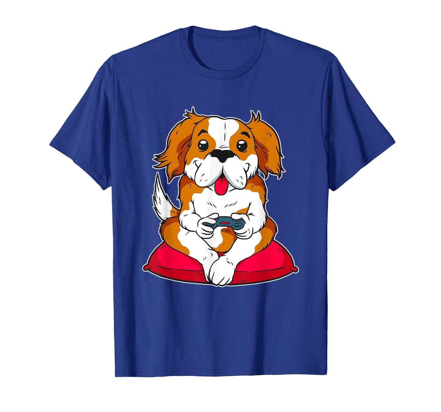 Cute Gamer Dog Gaming T-Shirt for Men Women