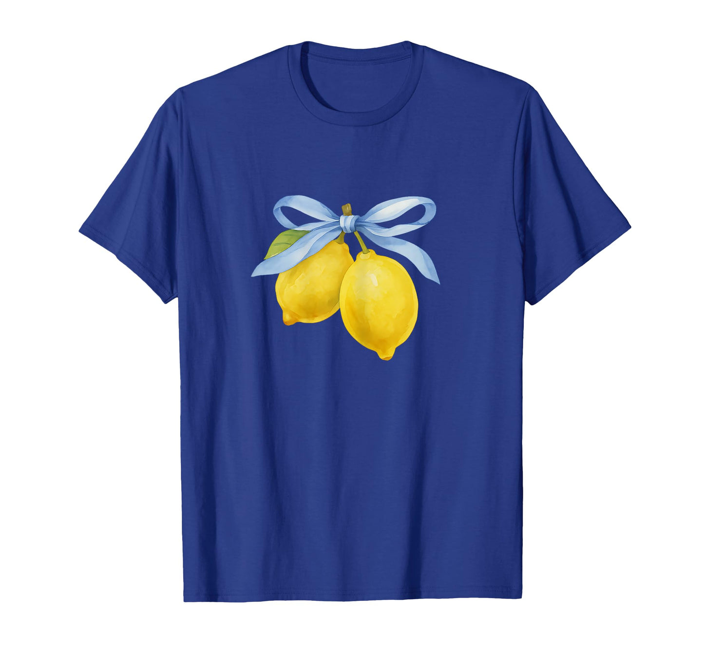 Lemon Graphic Tees for Women Girls Fruit Coquette Bow y2k T-Shirt