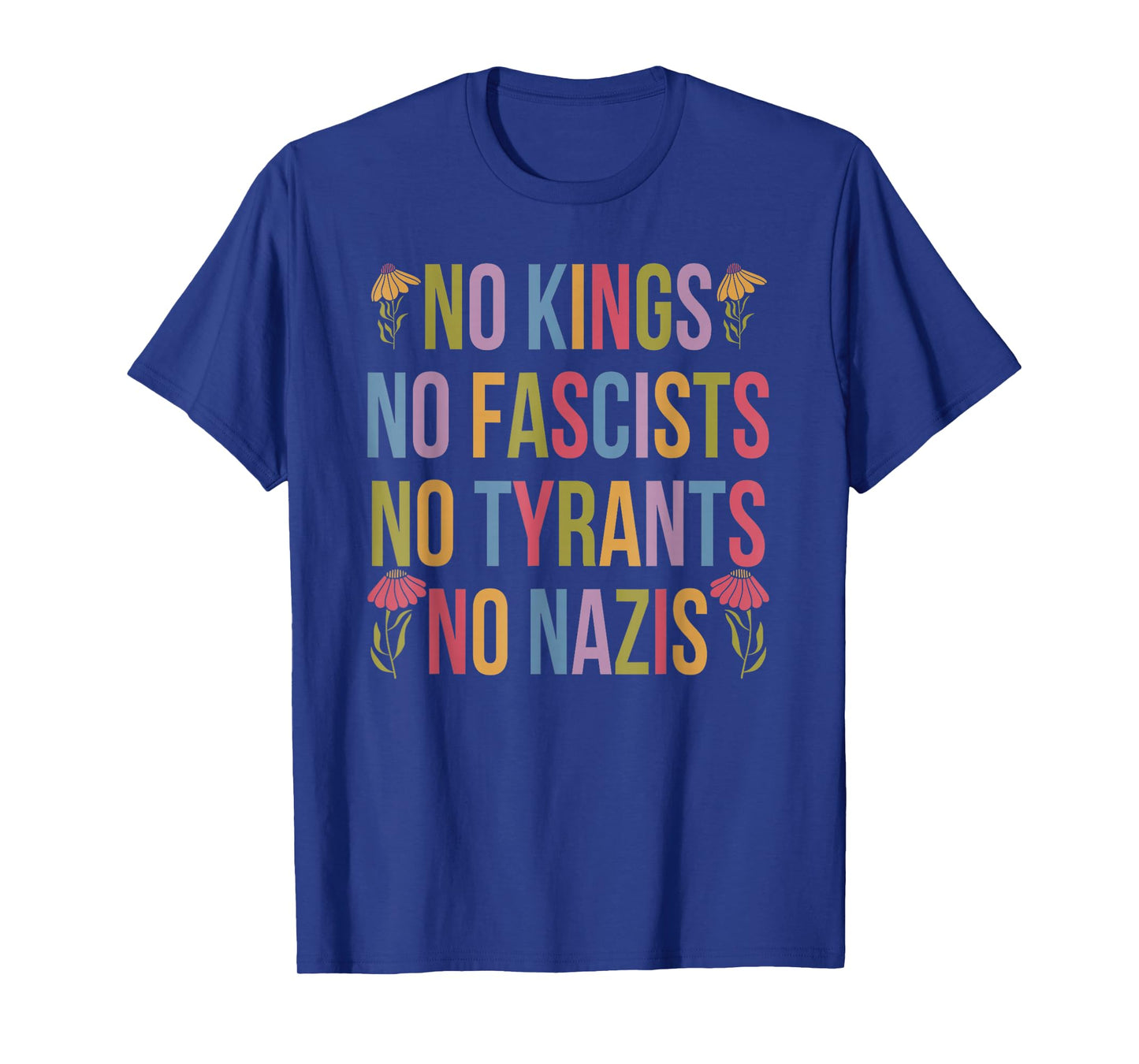 No Kings Patriotic Men Women Liberty T-Shirt