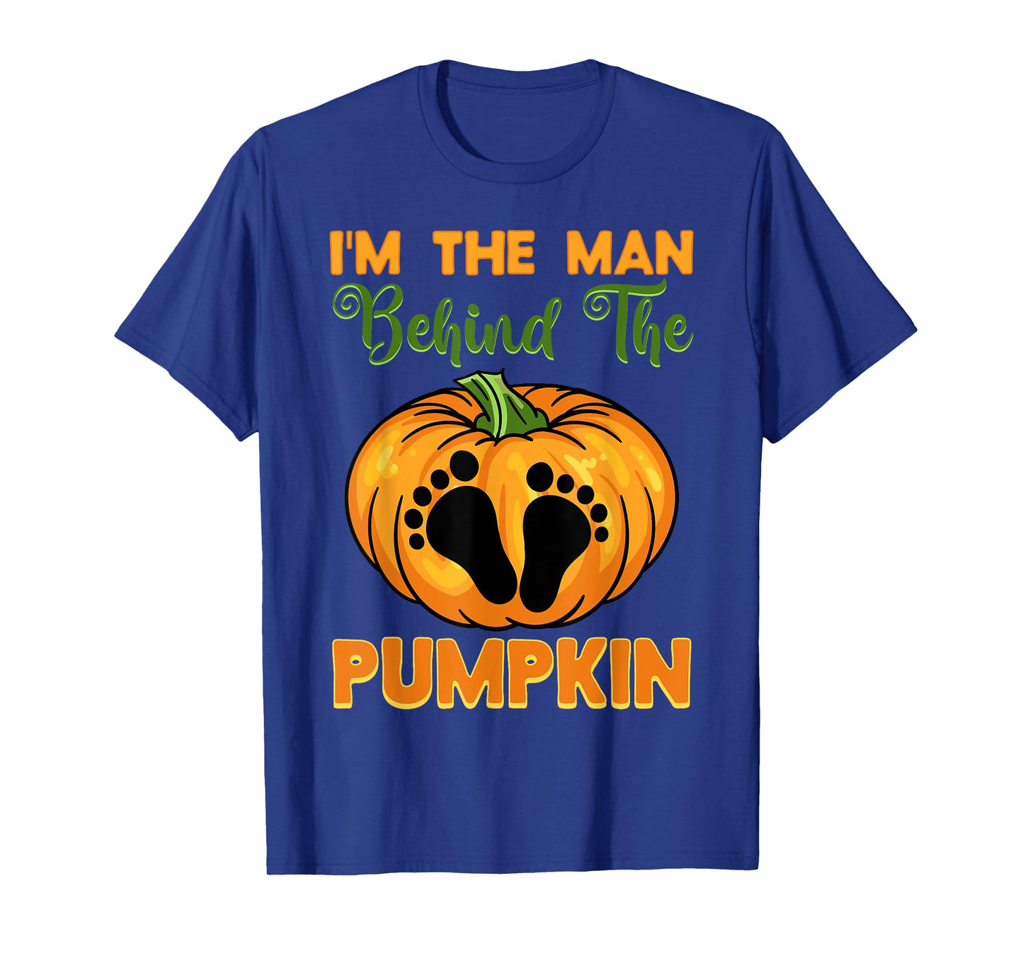 Halloween Gender Reveal Party The Man Behind The Pumpkin T-Shirt