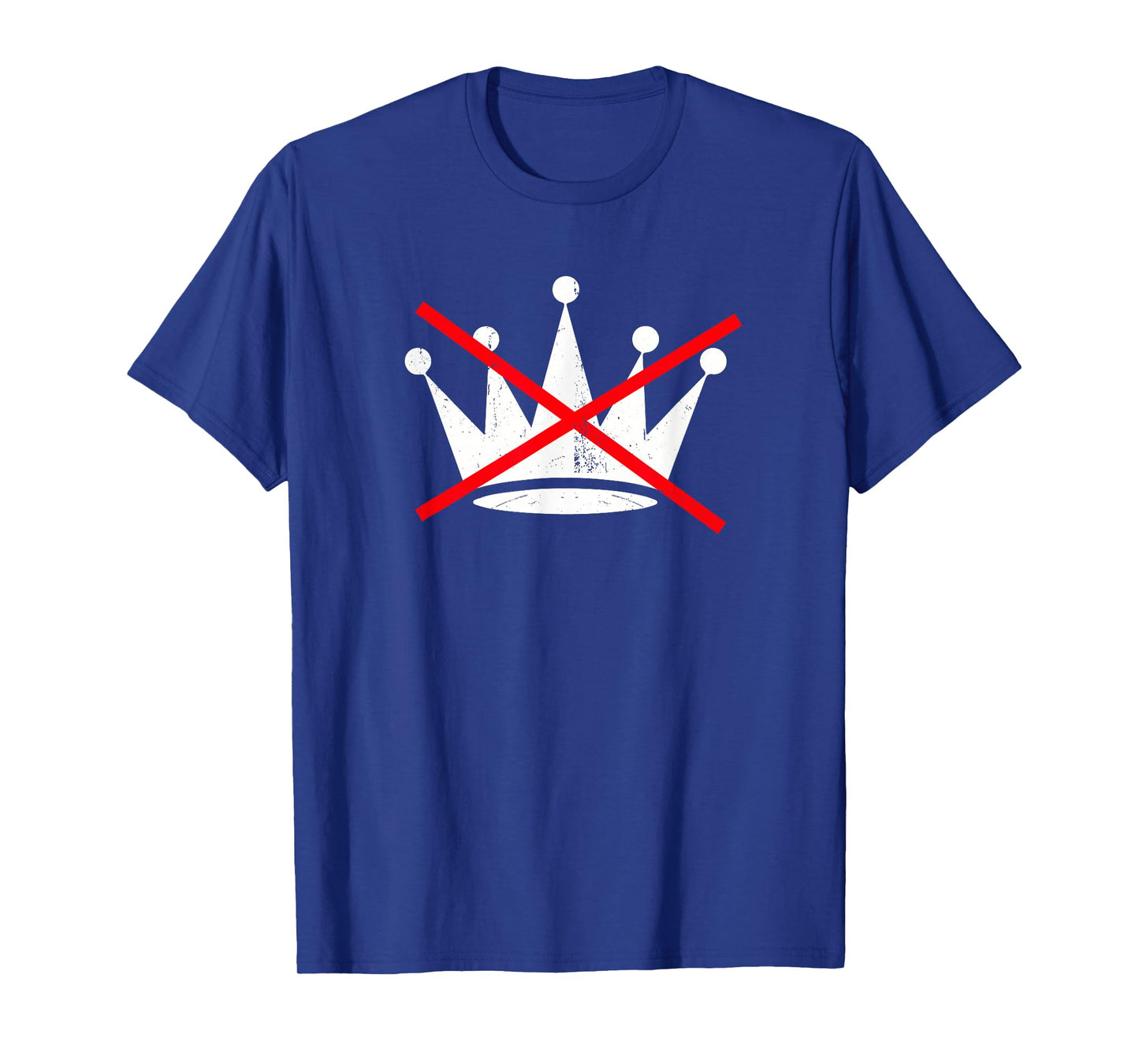No Kings in America Vintage Distressed Patriotic No Kings T-Shirt