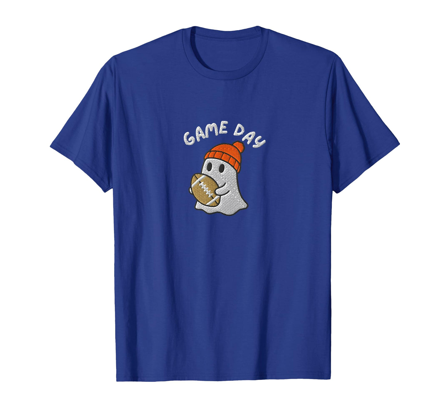 Football Game Day Ghost Halloween T-Shirt