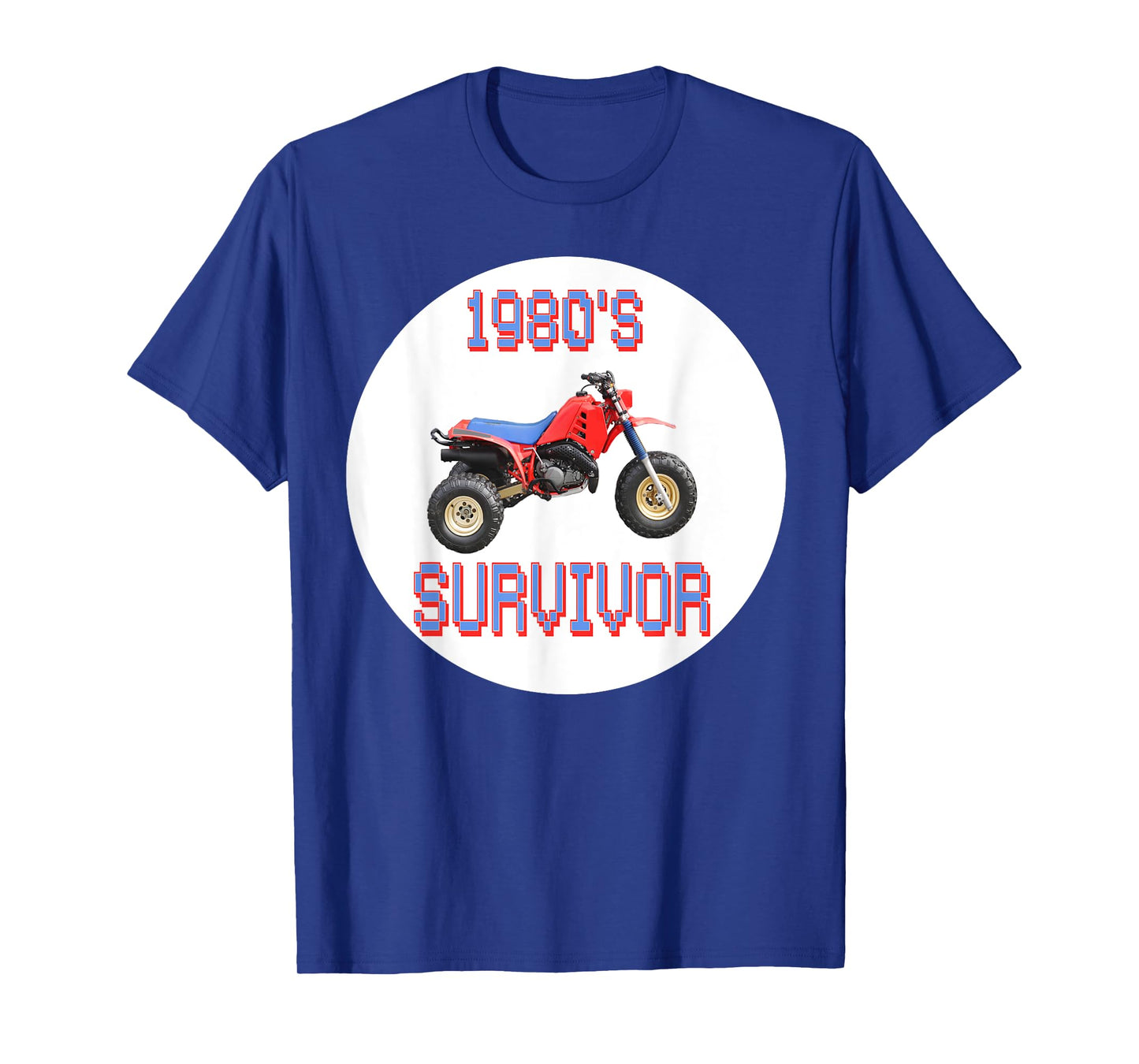 Funny 80's Survivor Three Wheeler T-Shirt