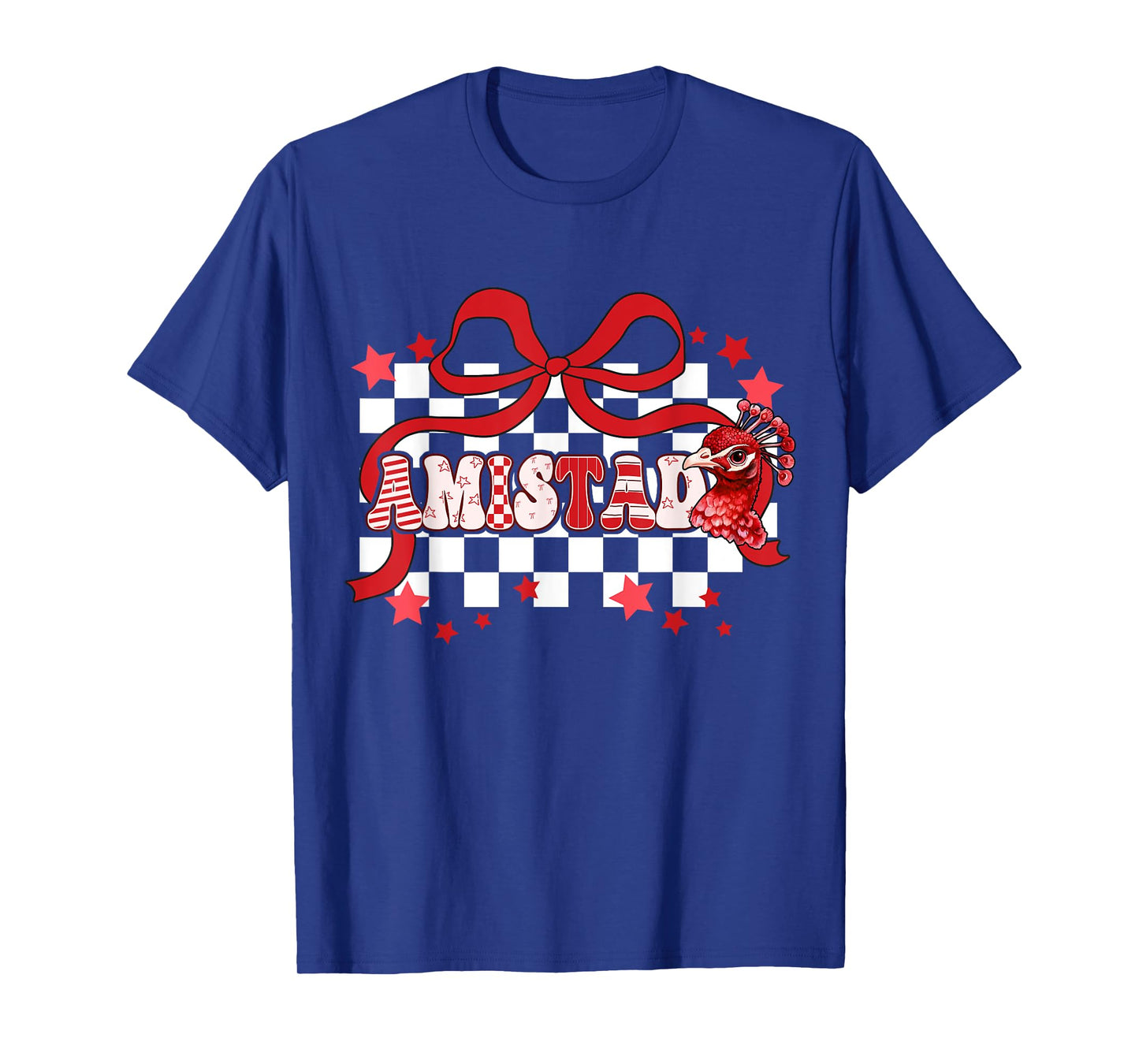 Amistad Coquette Throwback Mascot School Spirit T-Shirt