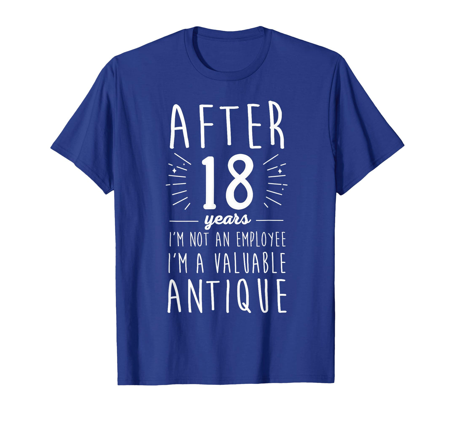 Celebrate 18 Years Work Anniversary Fun 18 Years of Service T-Shirt