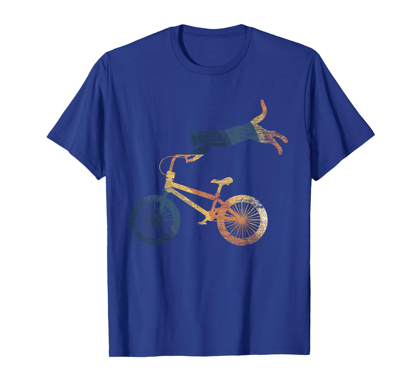 Retro Cat Funny Animal Lover Gift Cyclist BMX Pet Bicycle Men Women Kids T-Shirt