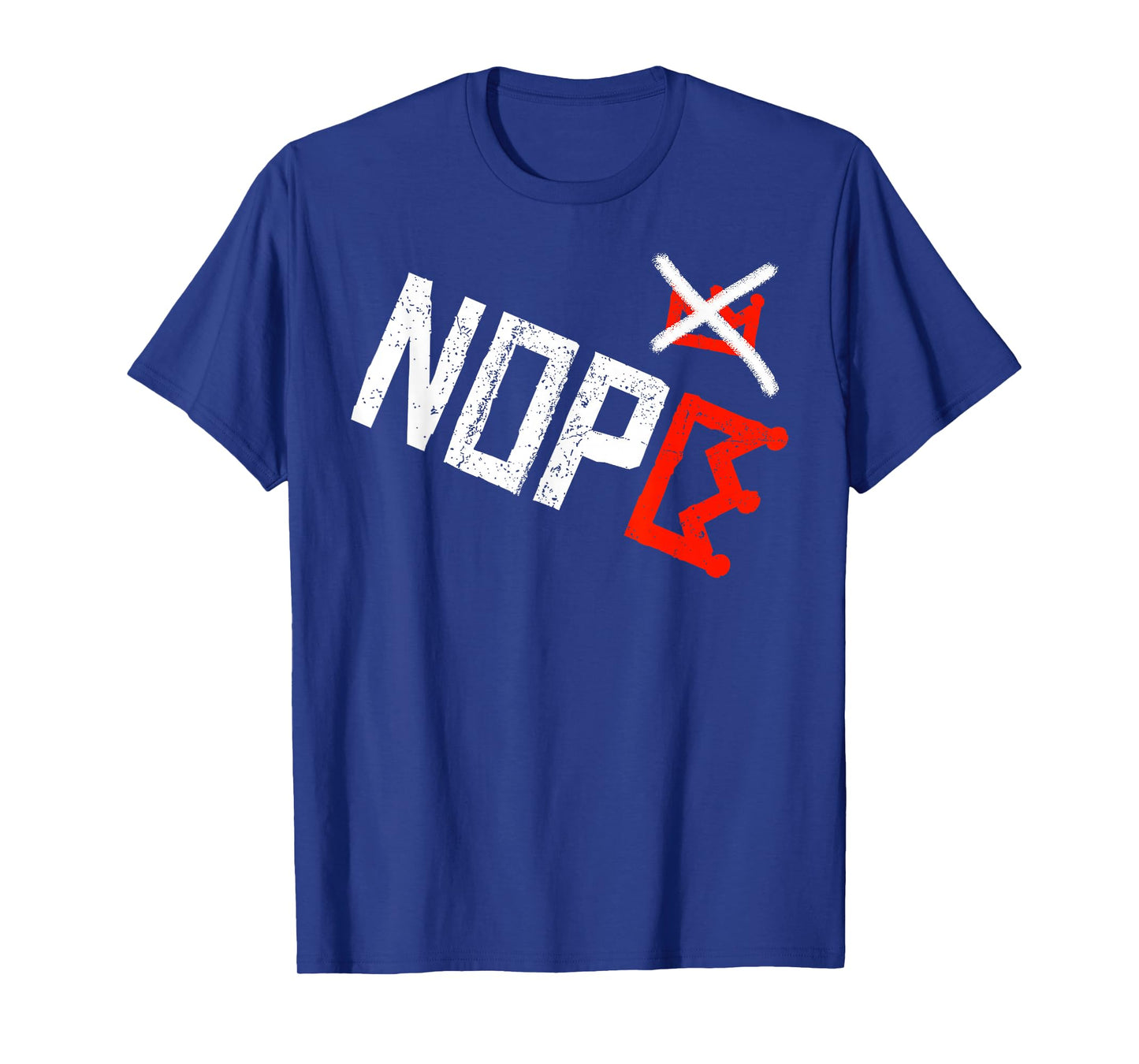 No Kings Protest Sign Vertical Women Men T-Shirt