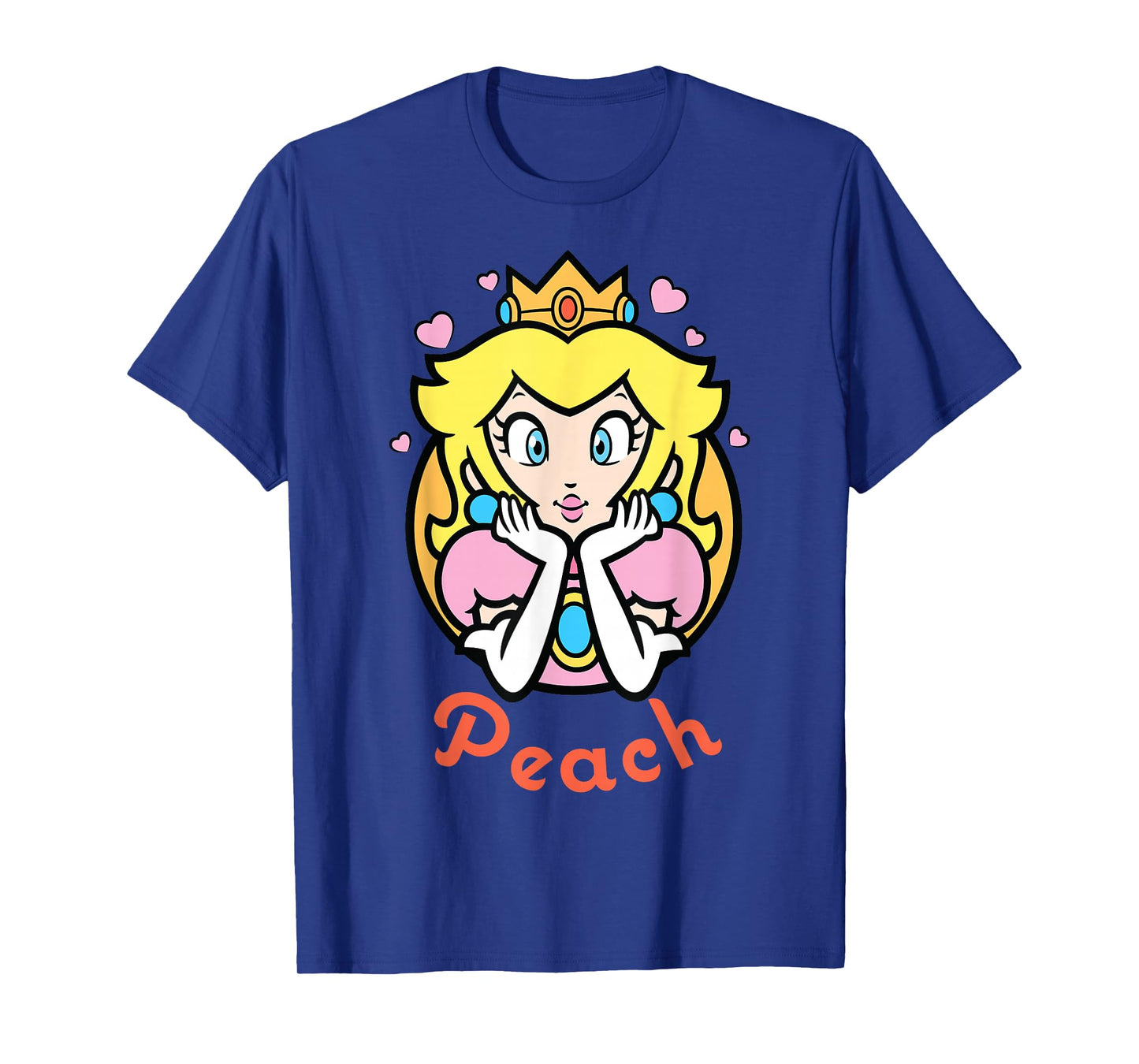 Nintendo Super Mario Princess Peach Portrait Graphic T-Shirt T-Shirt