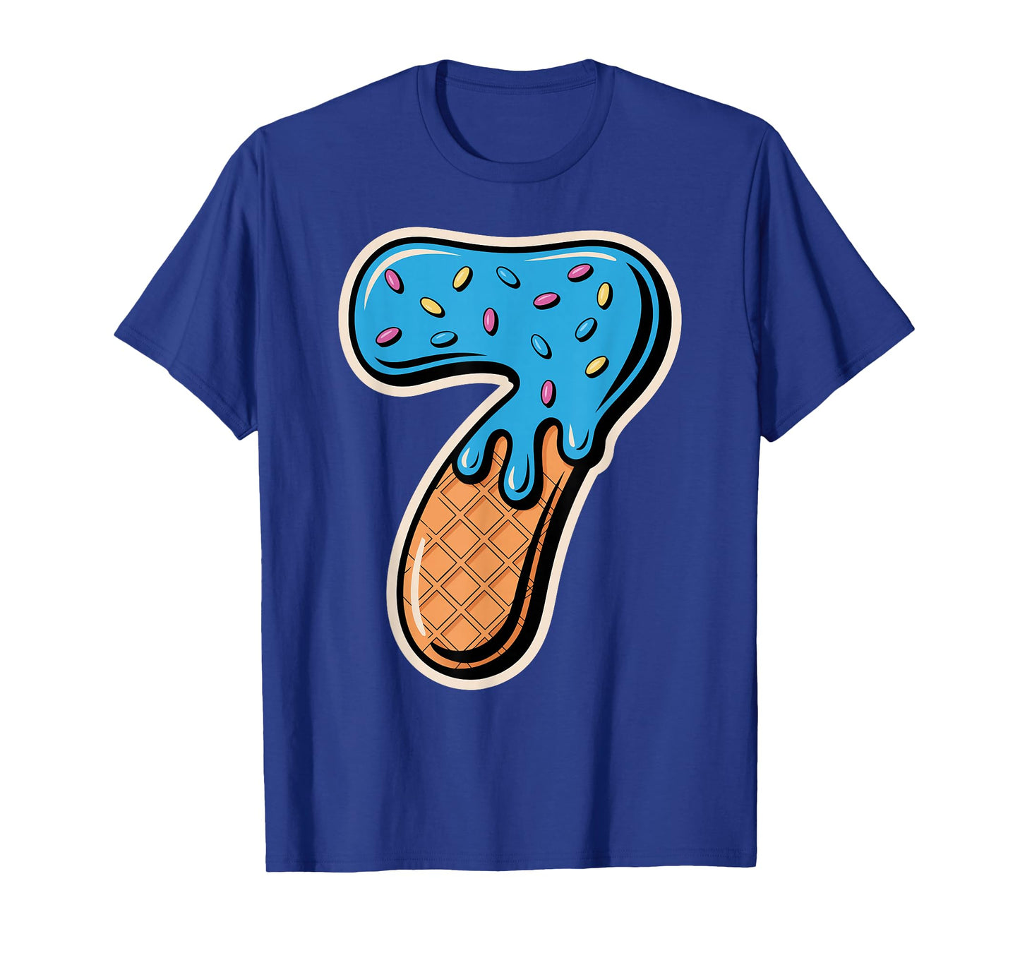 67 Halloween Costume Duo Matching Number 6 and 7 Ice Cream T-Shirt