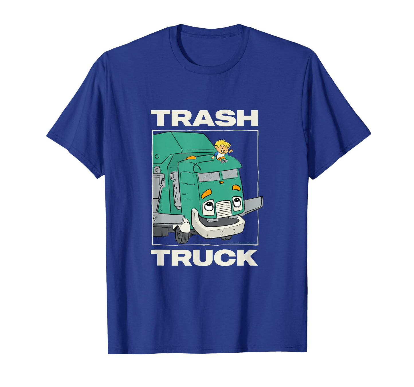 Trash Trucks Hank Wave Big Truck Panel T-Shirt