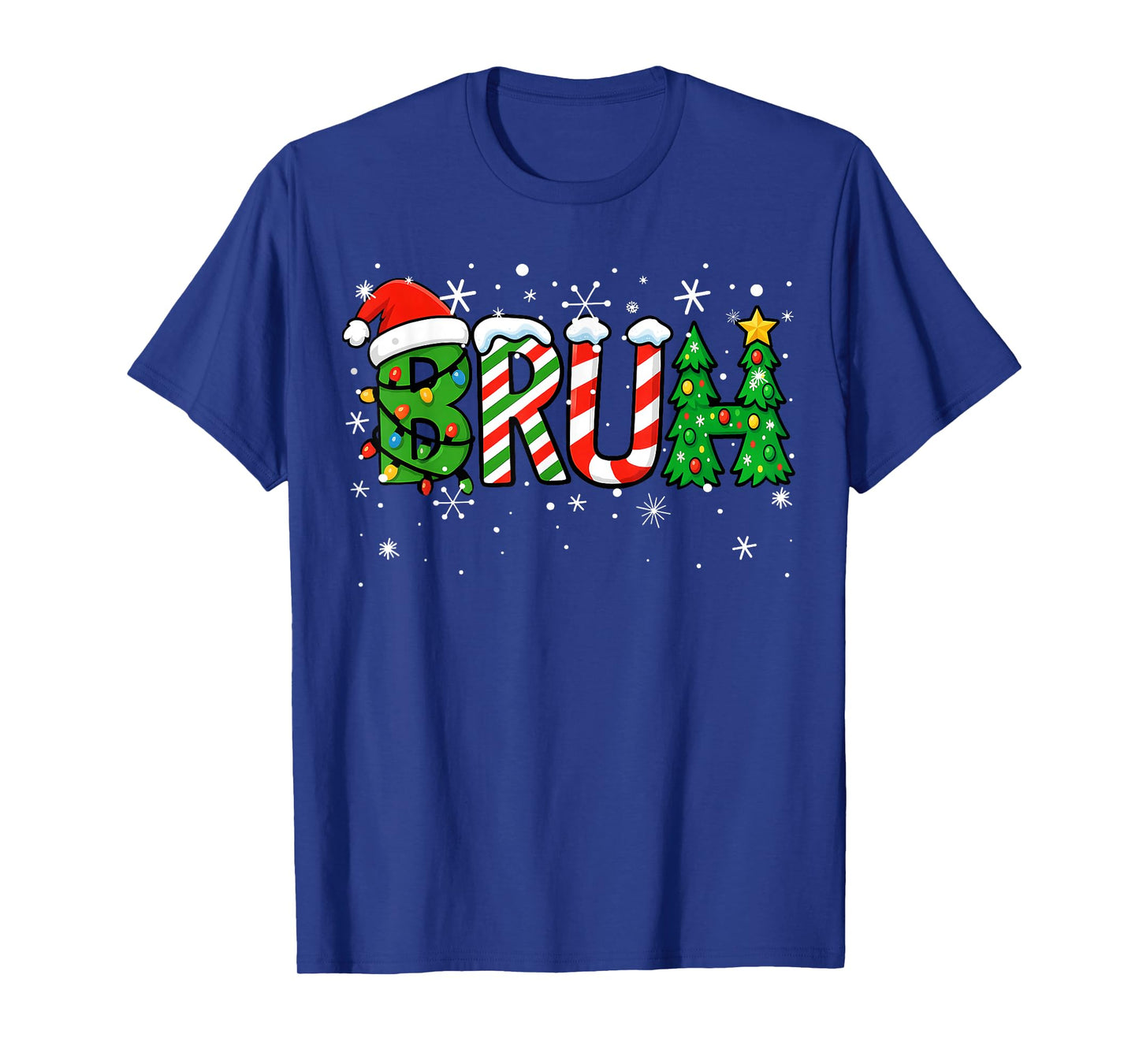 Christmas Shirts for Kids Boys Bruh Funny Christmas Teens T-Shirt