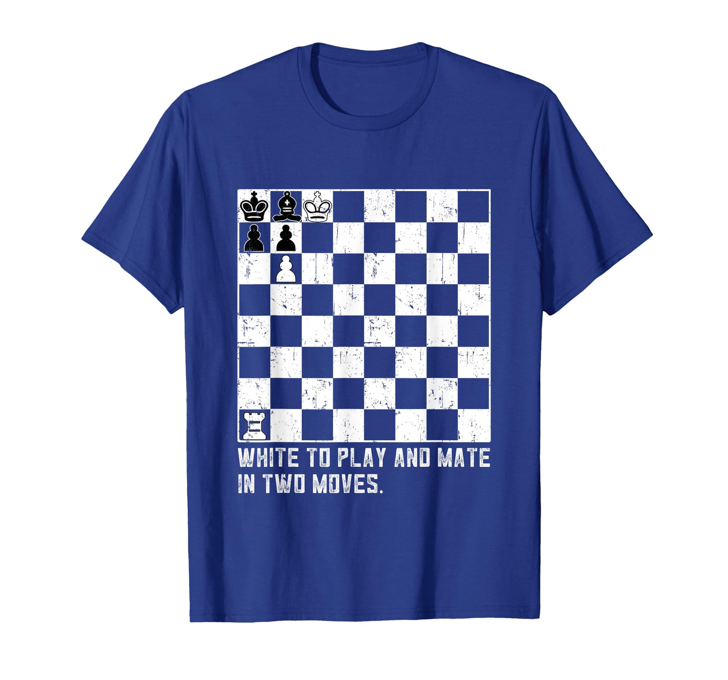 White to Play and Mate in Two Moves Chess Puzzle T-Shirt