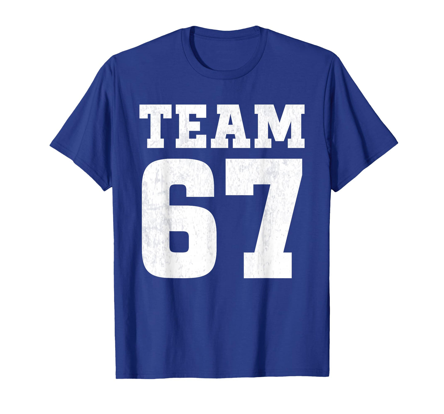 Team six Seven 6 7 Meme Funny Aura 67 tee for Boys Number 67 T-Shirt