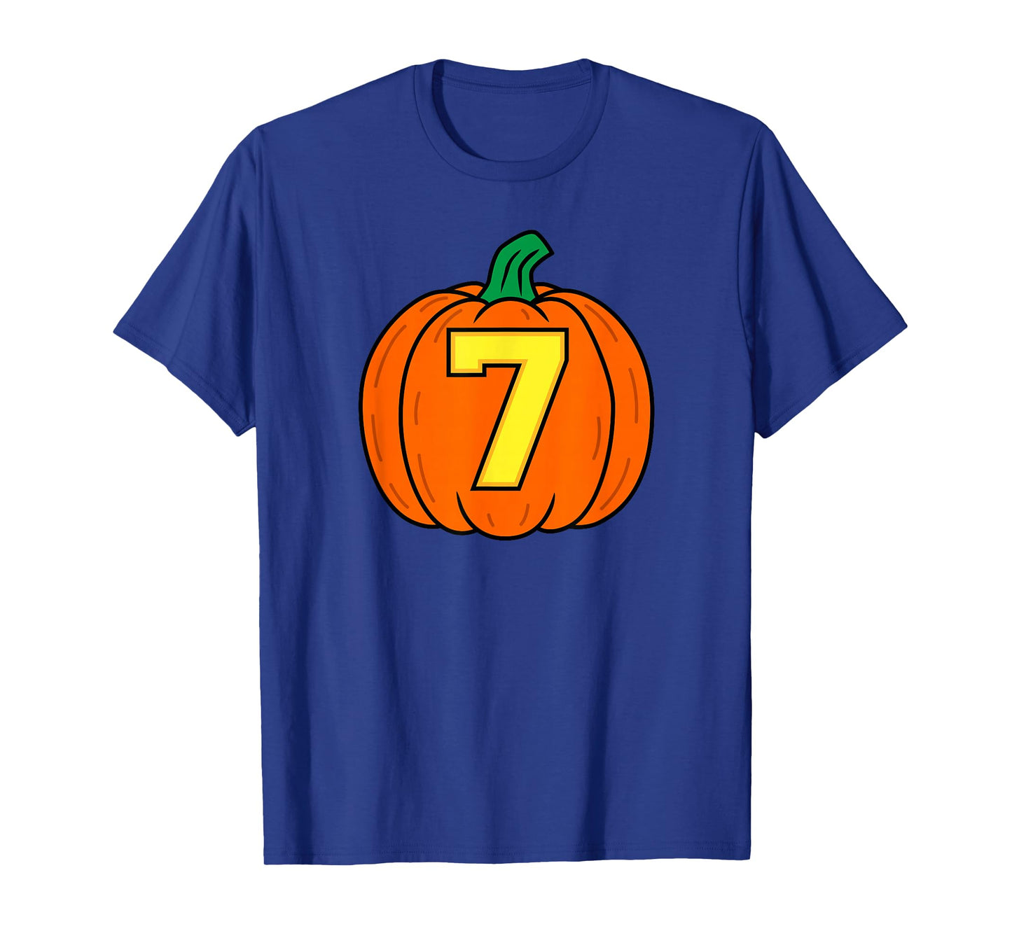 Halloween Number 7 Pumpkin Costume T-Shirt
