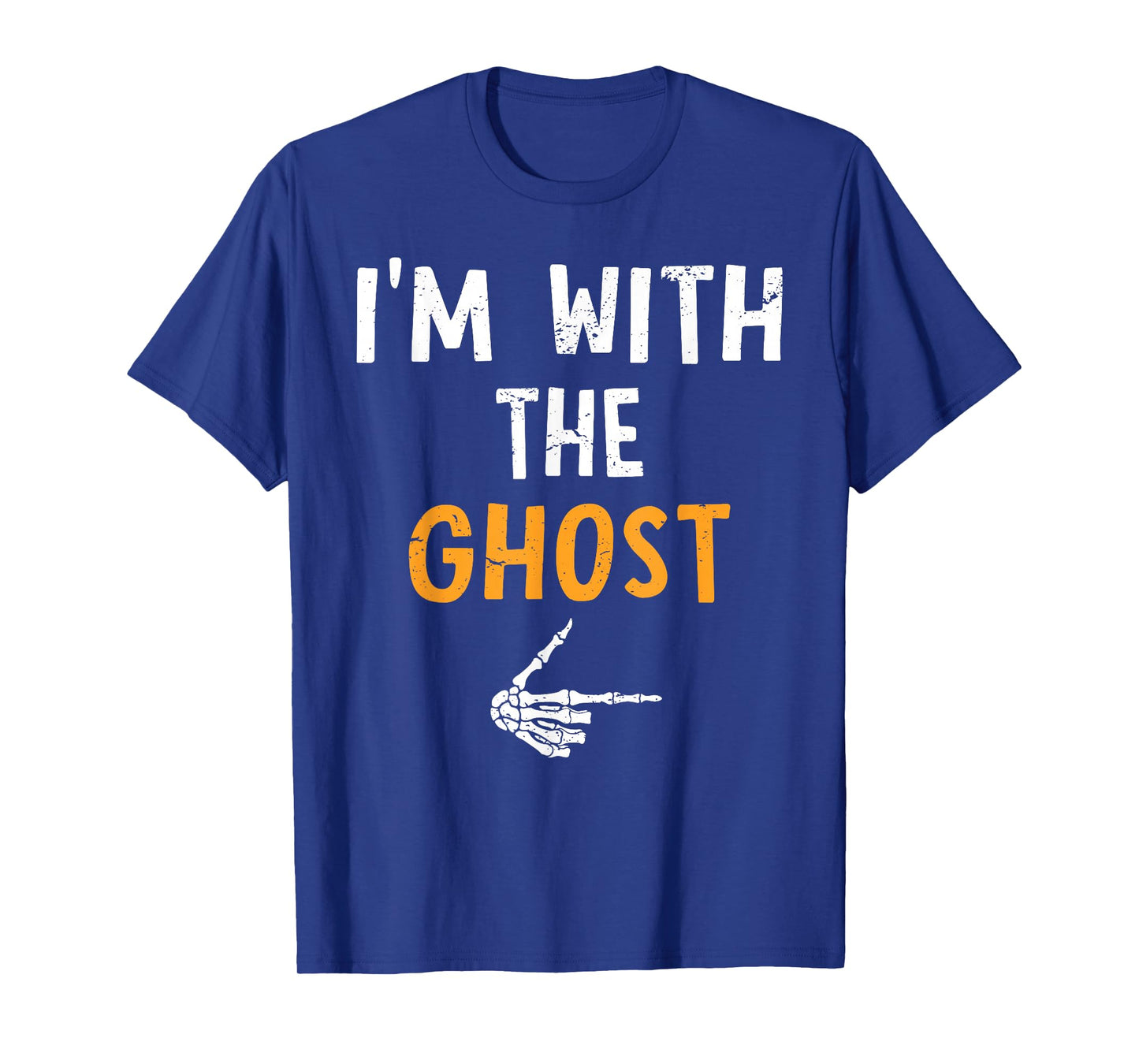 I'm with The Ghost Costume Halloween Matching Couple T-Shirt