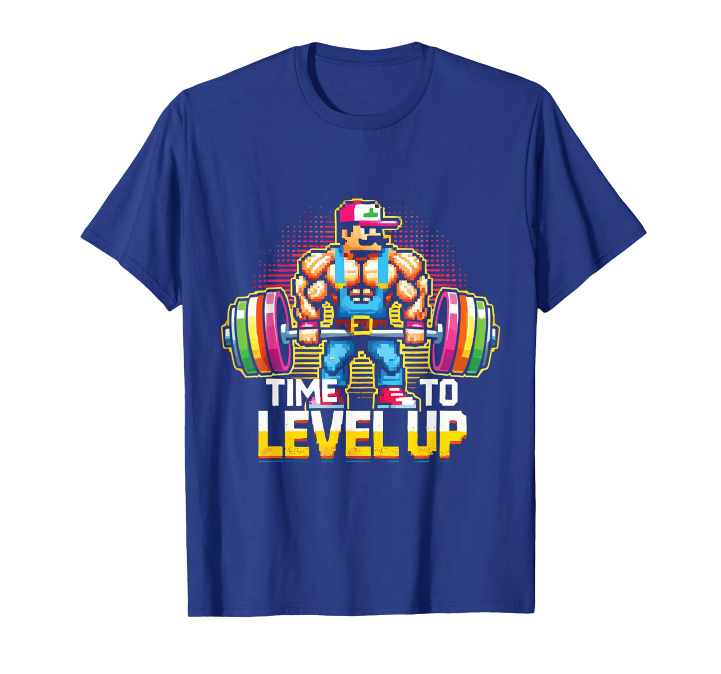 Level Up Video Game Gamer Gym Workout Gaming Fitness Lifting T-Shirt