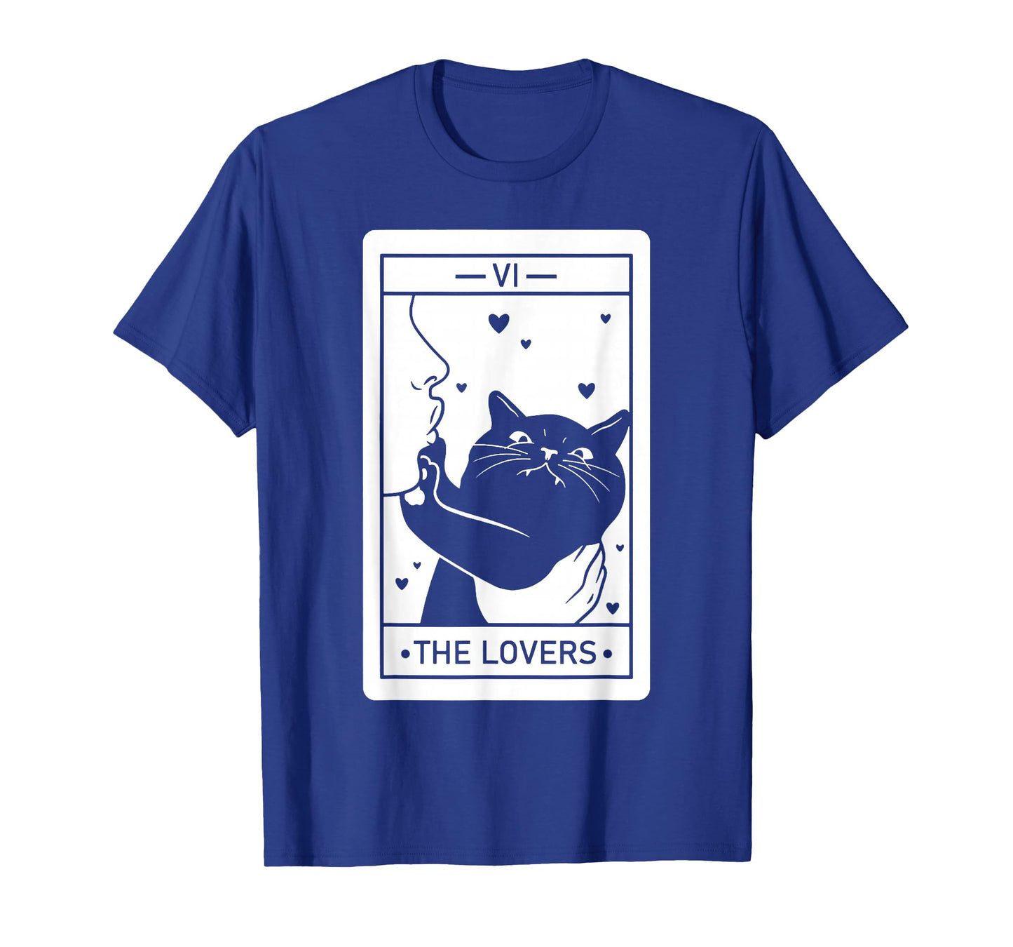 The Lovers Cat Humor Tarot Card Halloween Black Cats Lover T-Shirt