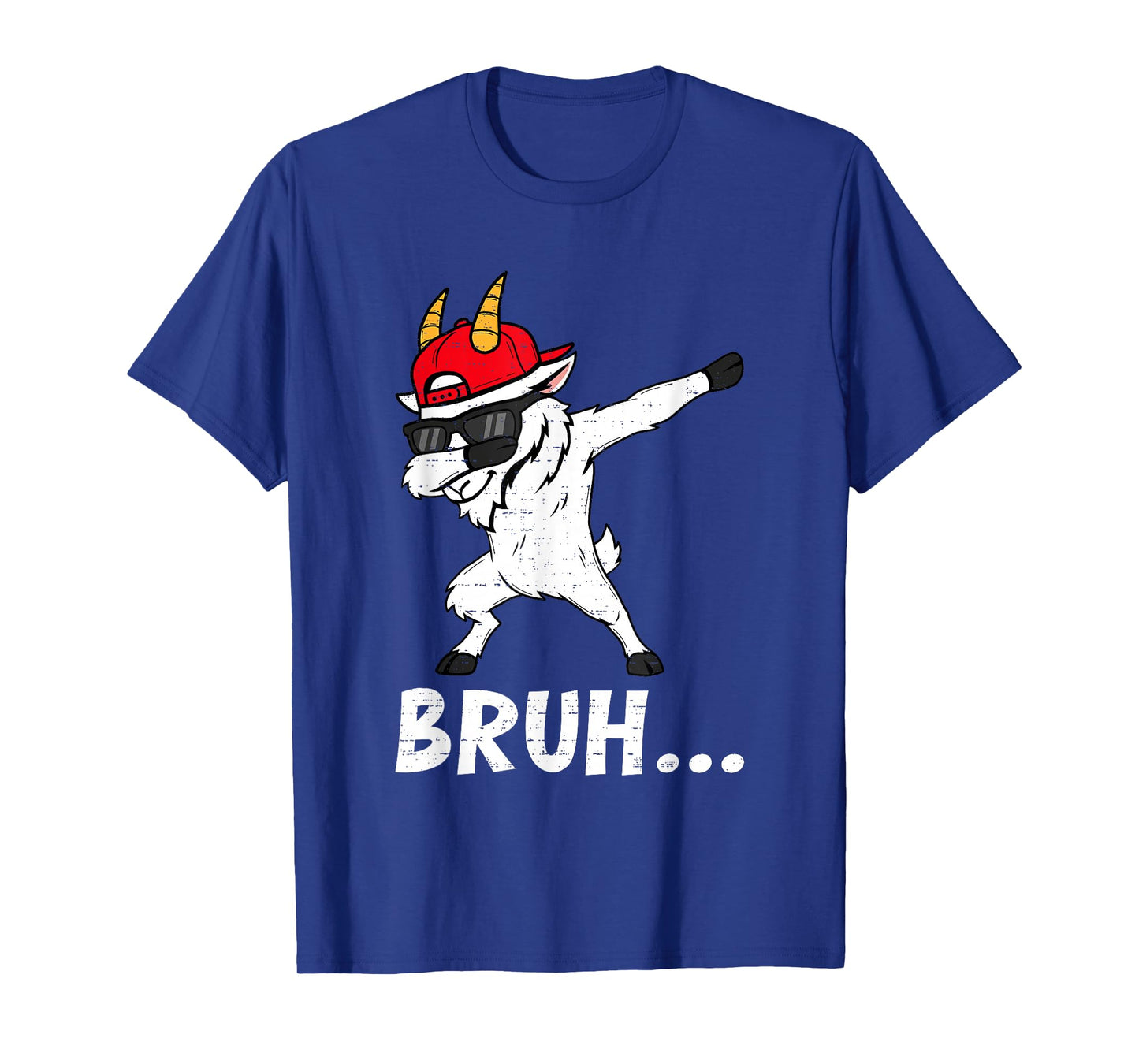 Funny Dabbing Goat Bruh Bro Dab Meme Humor Men Teens Boys T-Shirt