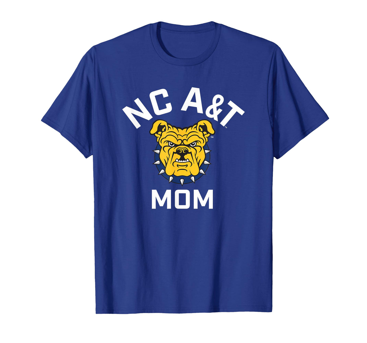 North Carolina A&T State University Aggies Arched Mom T-Shirt