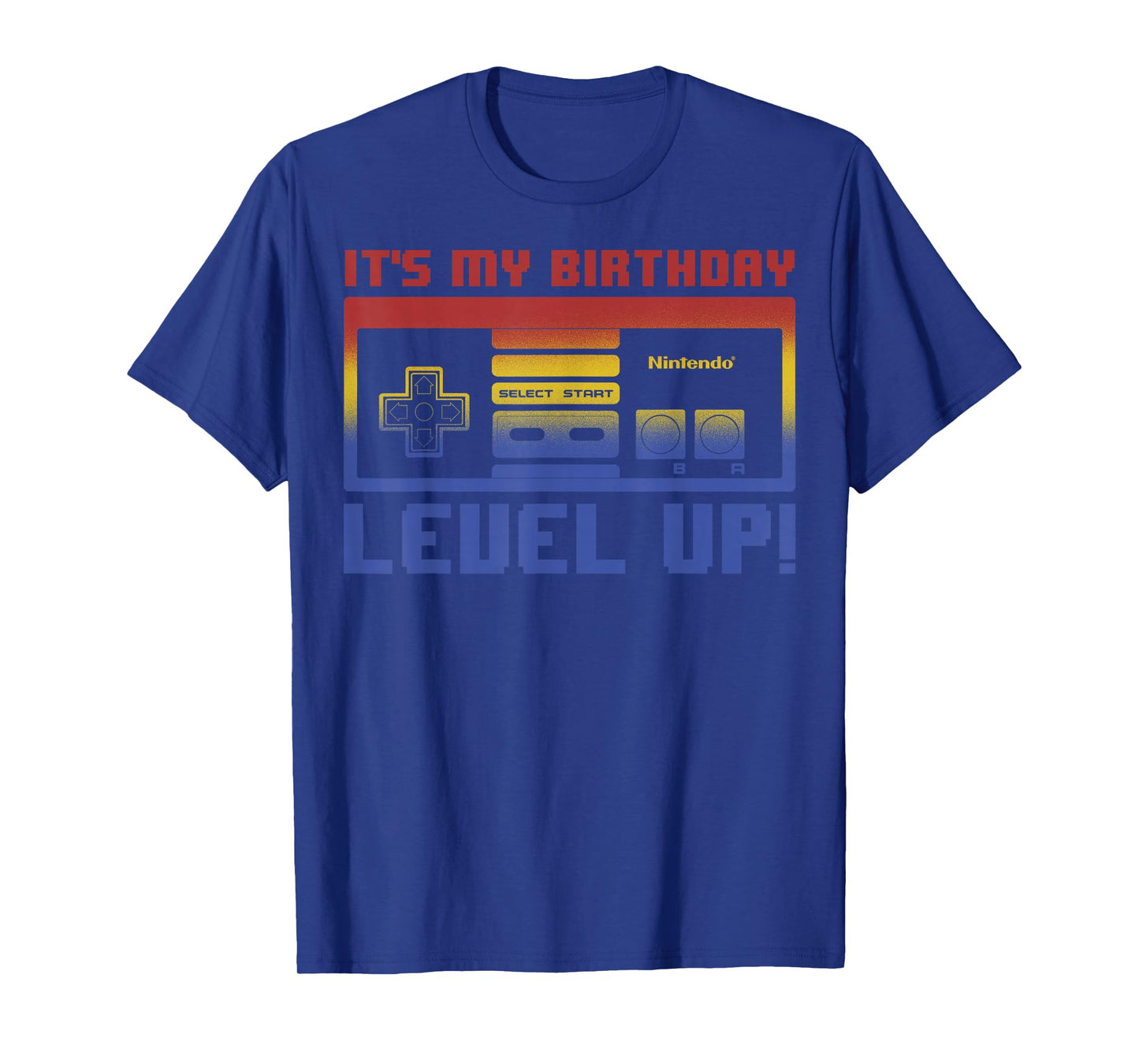 Nintendo It's My Birthday Level Up! SNES Controller T-Shirt