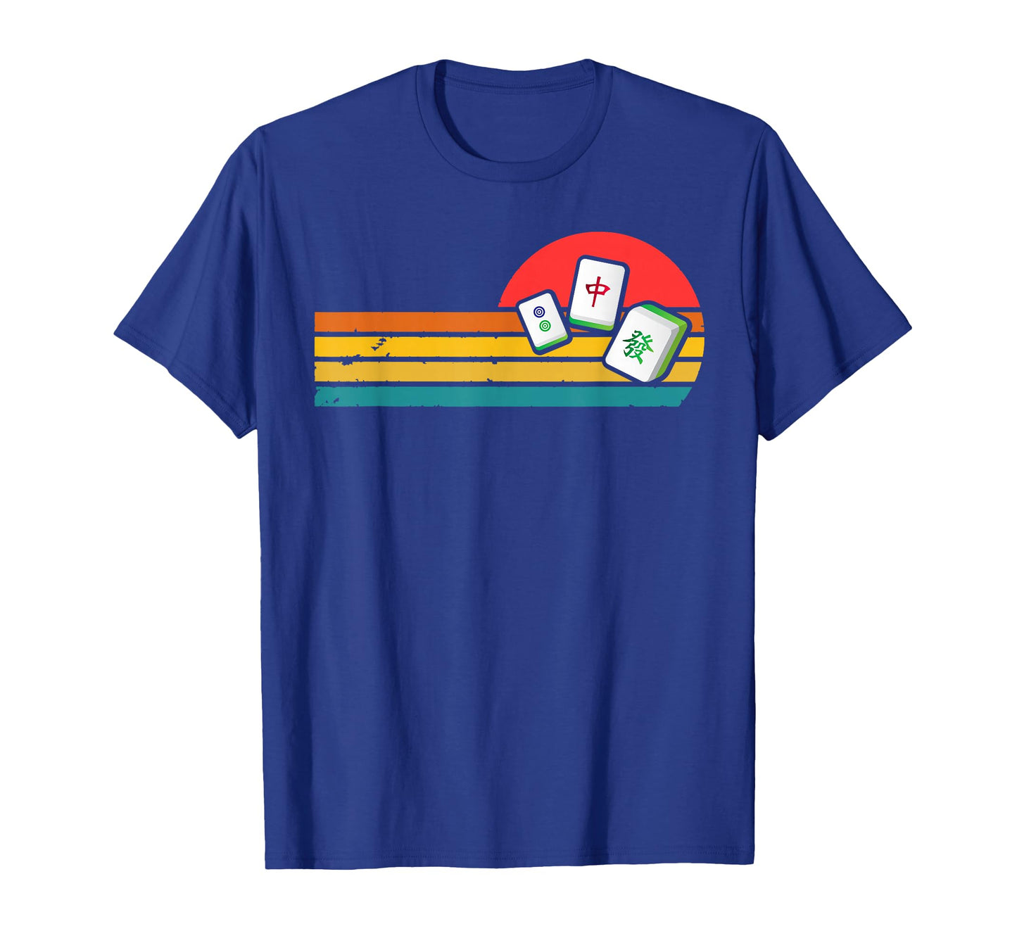 Mahjong Chinese 80s Retro Mah Jongg T-Shirt