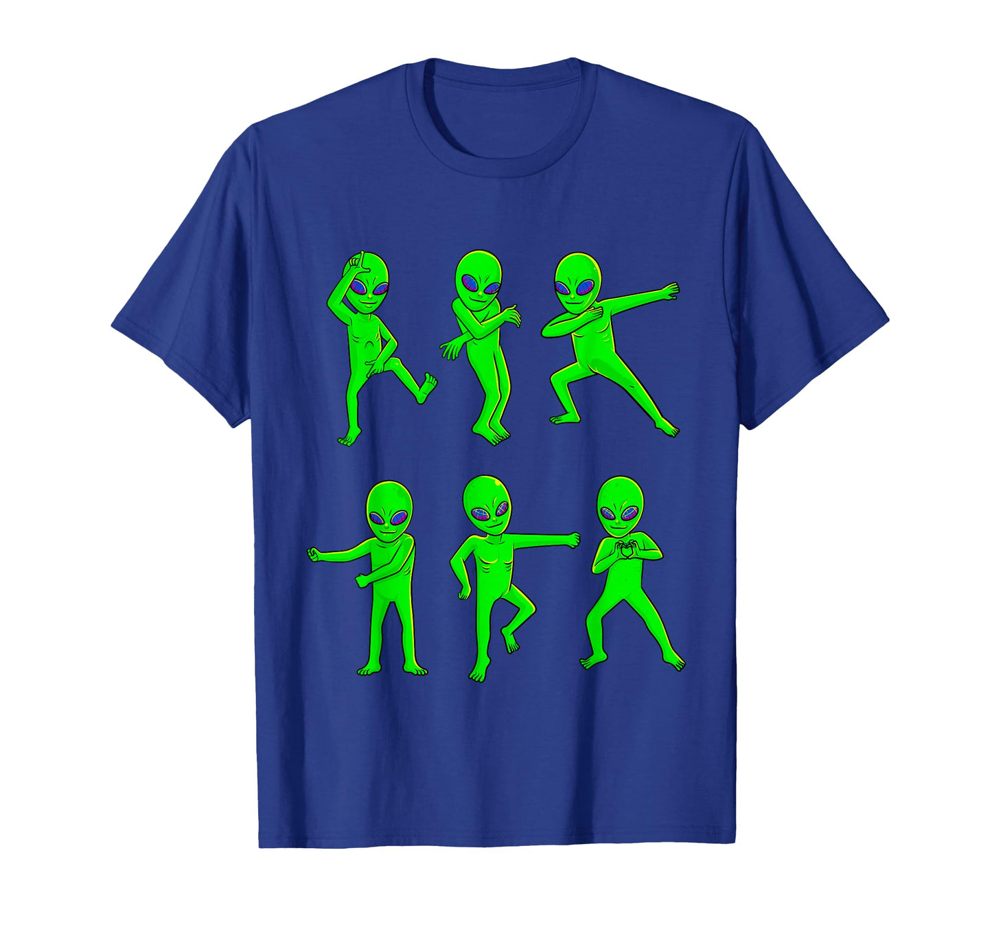 Dancing Aliens Halloween Green Alien Dance Kids Boys Girls T-Shirt