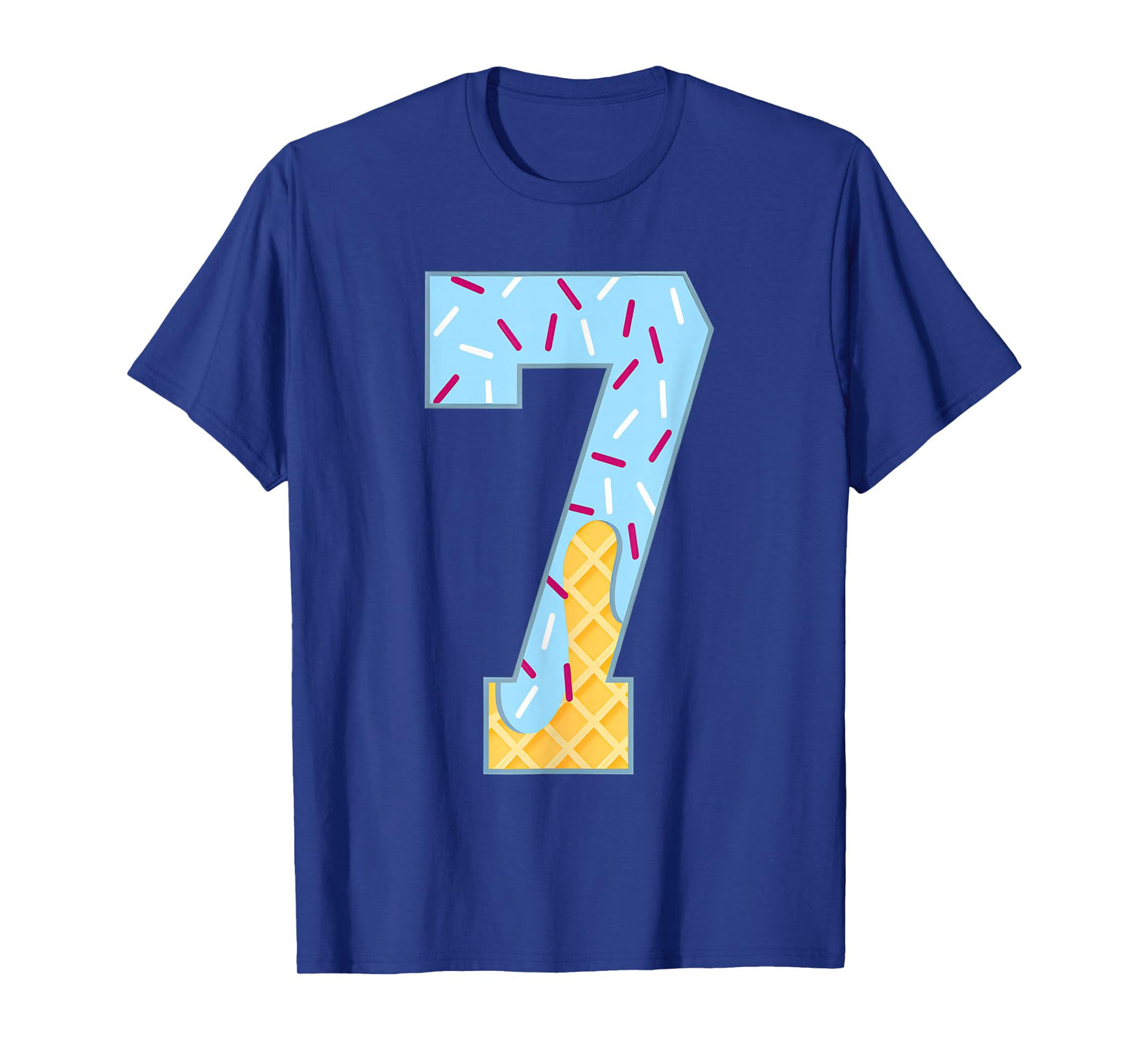 Number 7 Ice Cream Drip 67 Meme Couple Halloween Costume T-Shirt