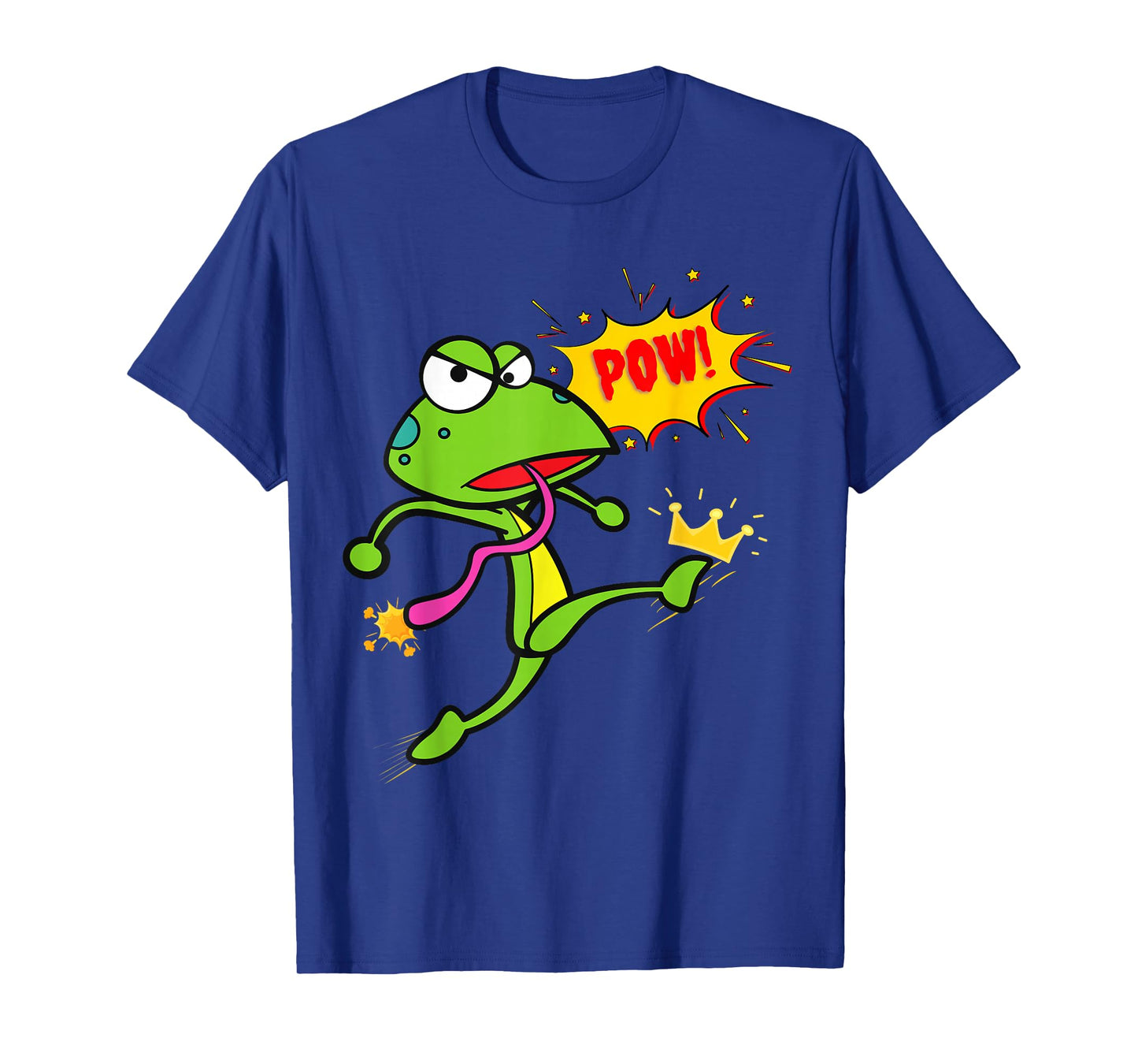 Frog No King Protest America Frog King Crown T-Shirt
