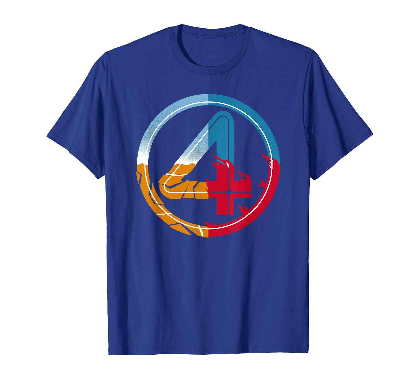 Marvel The Fantastic Four: First Steps Super-Powered 4 Logo T-Shirt