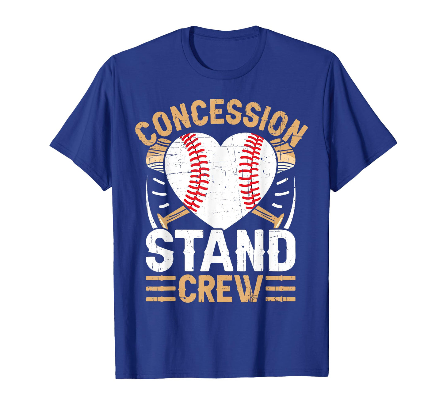 Concession Stand Crew Baseball Game Snack Food Fan Coach T-Shirt