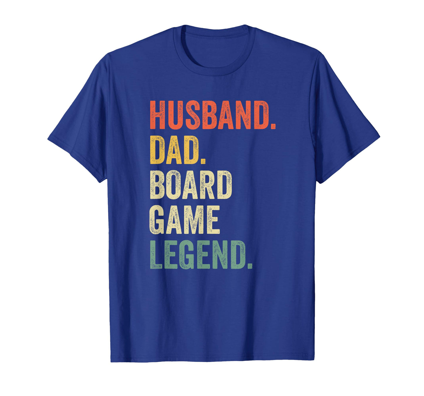 Husband Dad Board Game Night Legend Funny Father Vintage T-Shirt