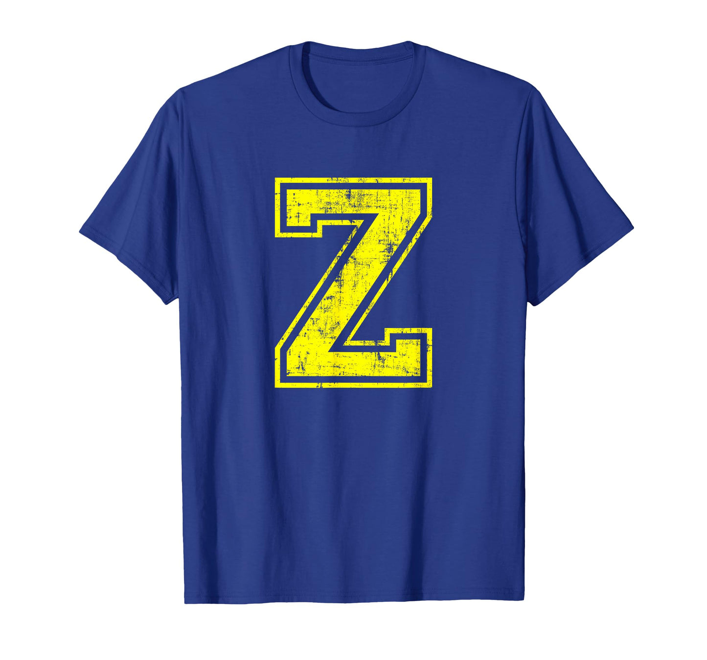 Letter Z Uppercase Alphabet Classic School College Varsity T-Shirt