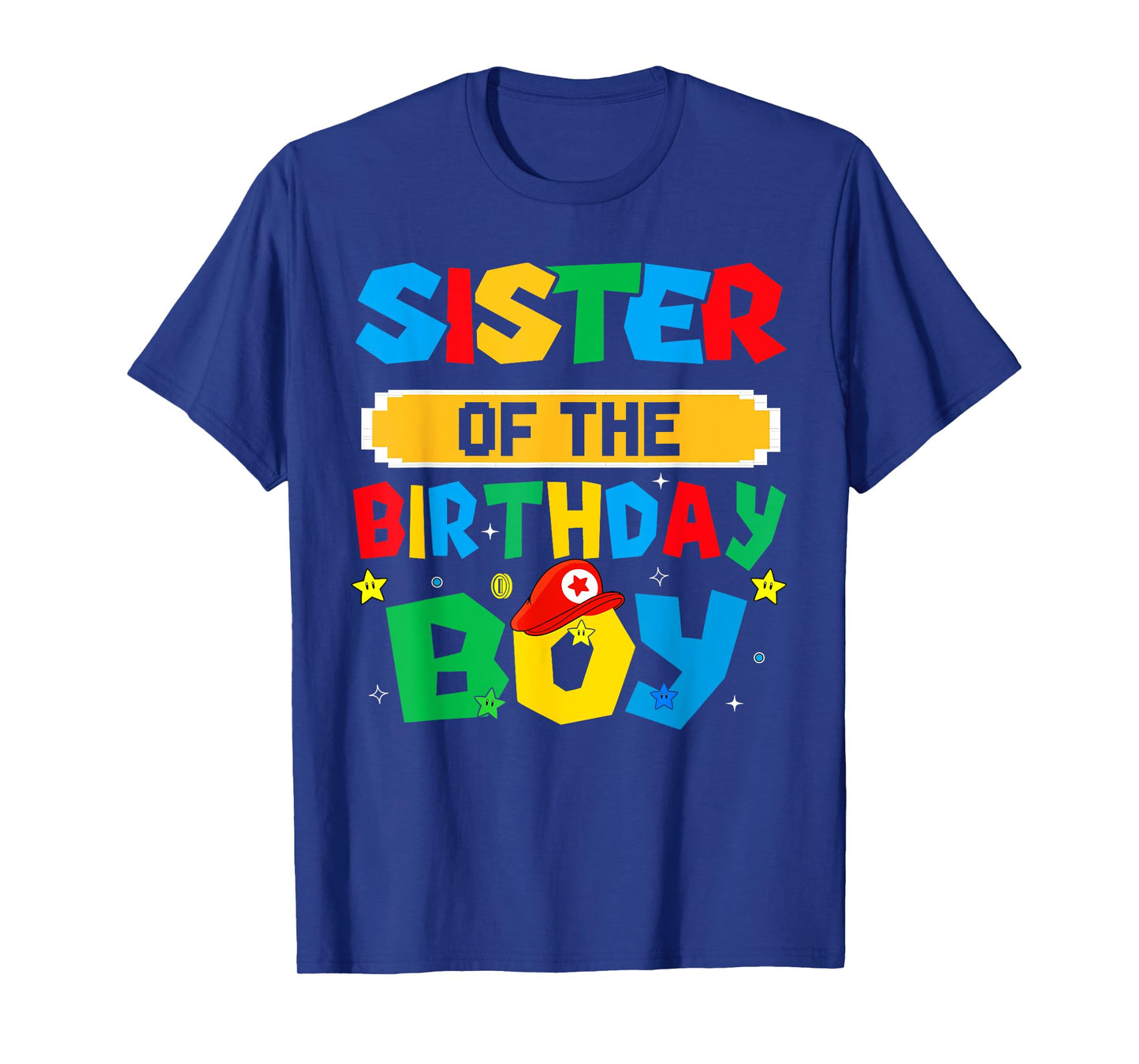 Sister Of The Birthday Boy Game Video Gaming Match Family T-Shirt