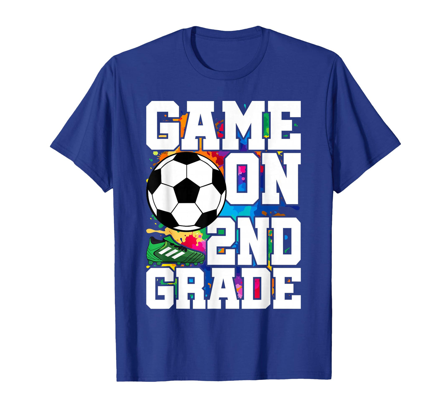 Soccer Game On 2nd Grade Back To School Cute Sports Boys T-Shirt