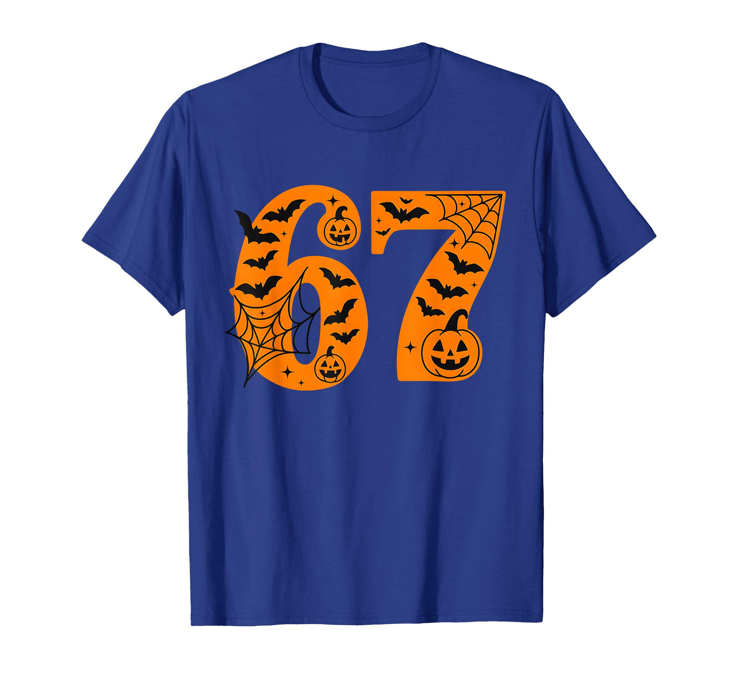 67 Halloween Six Seven Brainrot Meme Boys Kids Funny 6 7 T-Shirt