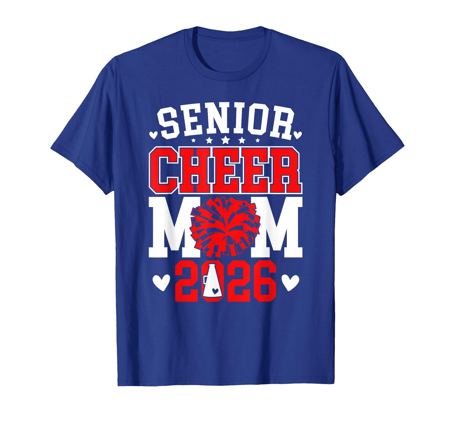 Cheer Senior Mom 2026 Mom Of A Senior Cheerleader Mama 2026 T-Shirt